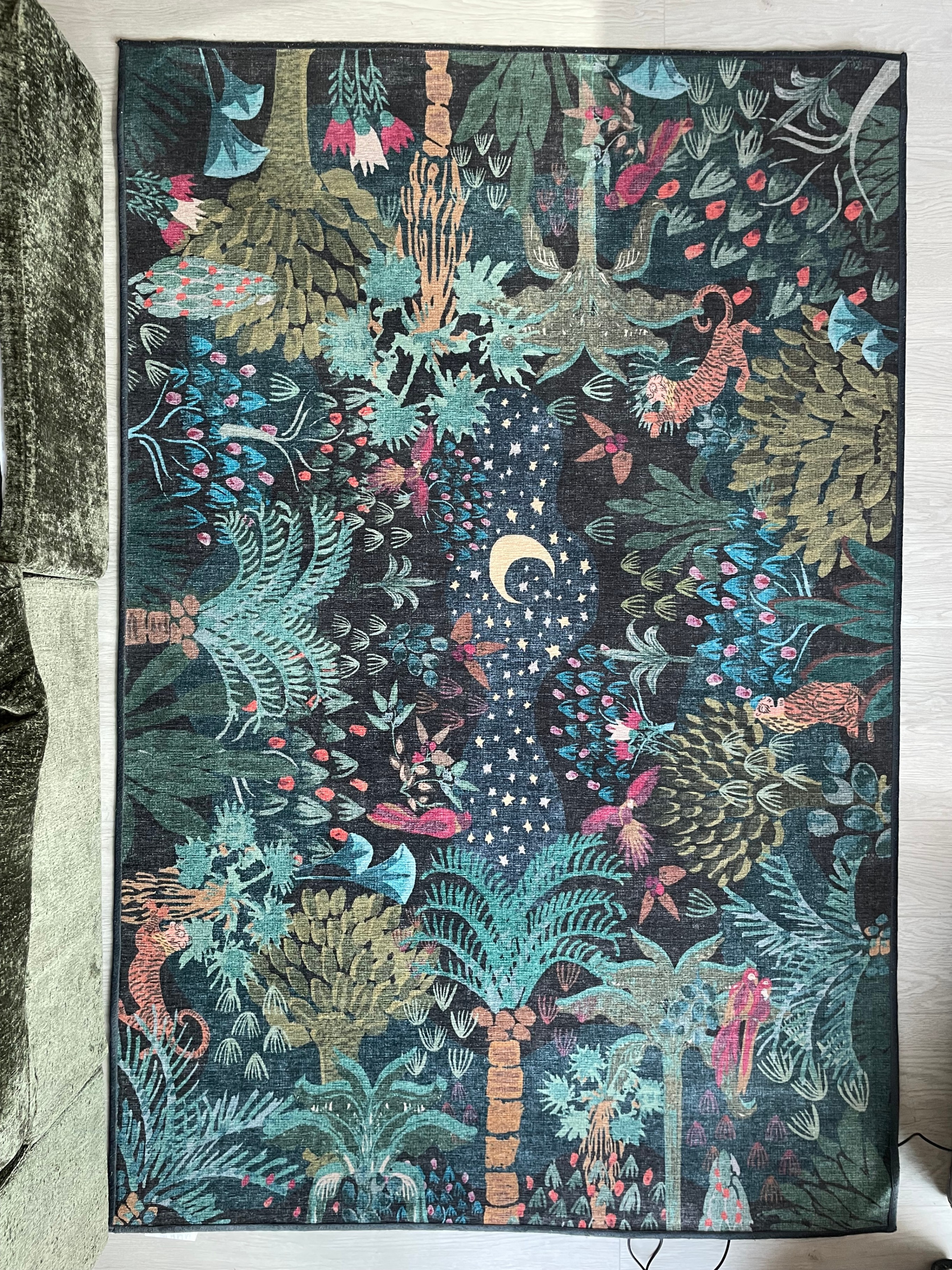 Ruggable “Forest Tapestry” Rug – Discontinued Design – 4' x 6'