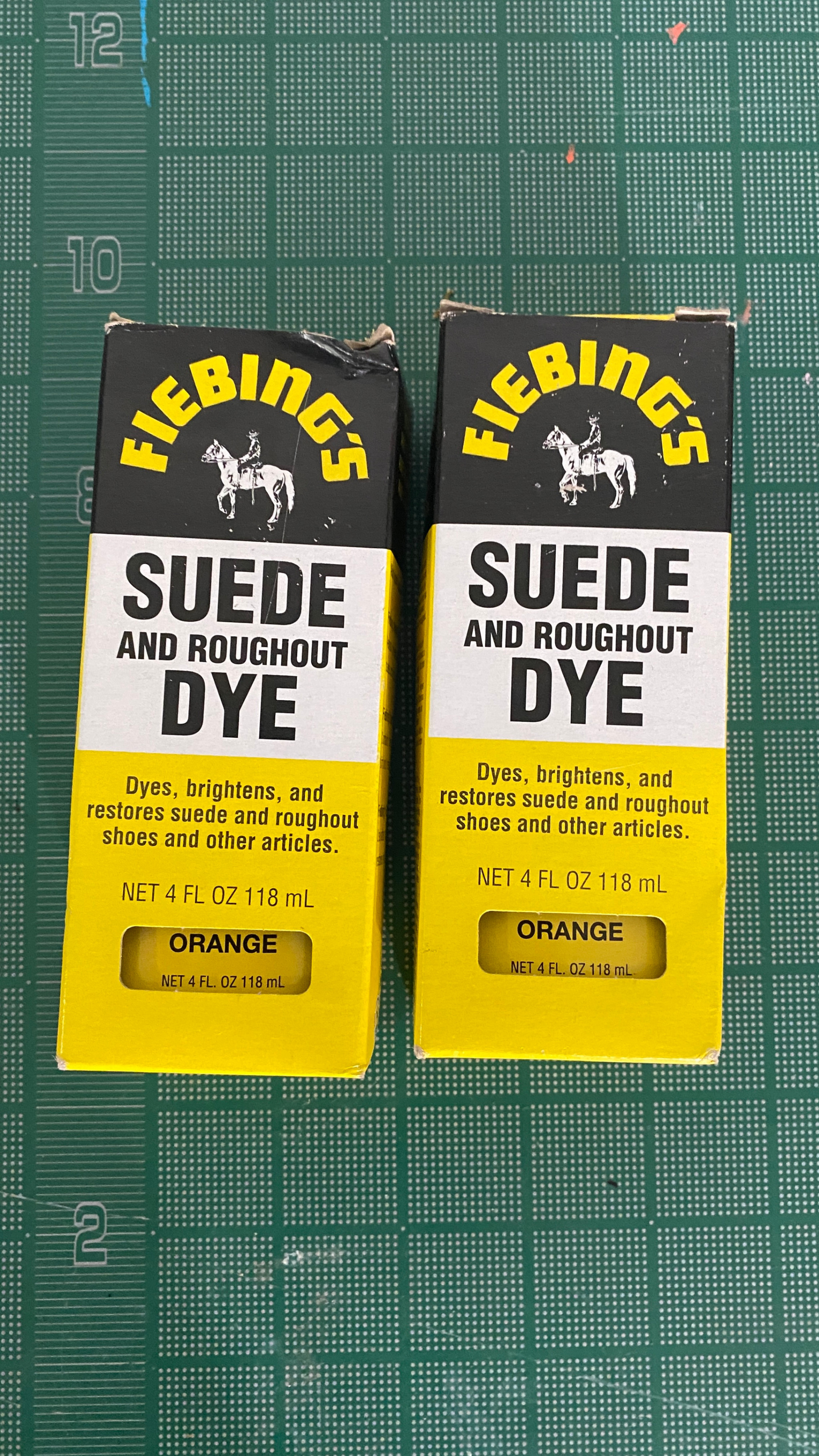 NEW suede dye - orange