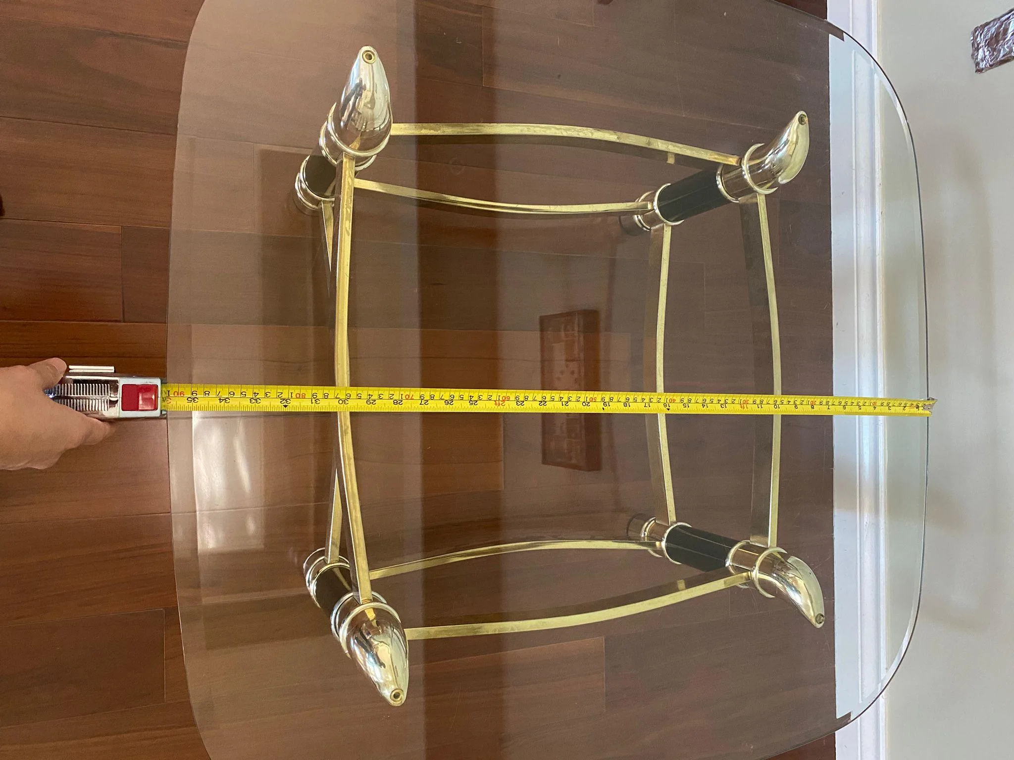 Square Classic Top Coffee Glass Table 36 x 36 x 15H" image indicator(2)