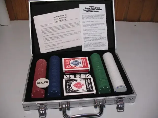 BICYCLE 200 plus Pieces Poker Set, LIKE NEW image indicator(2)