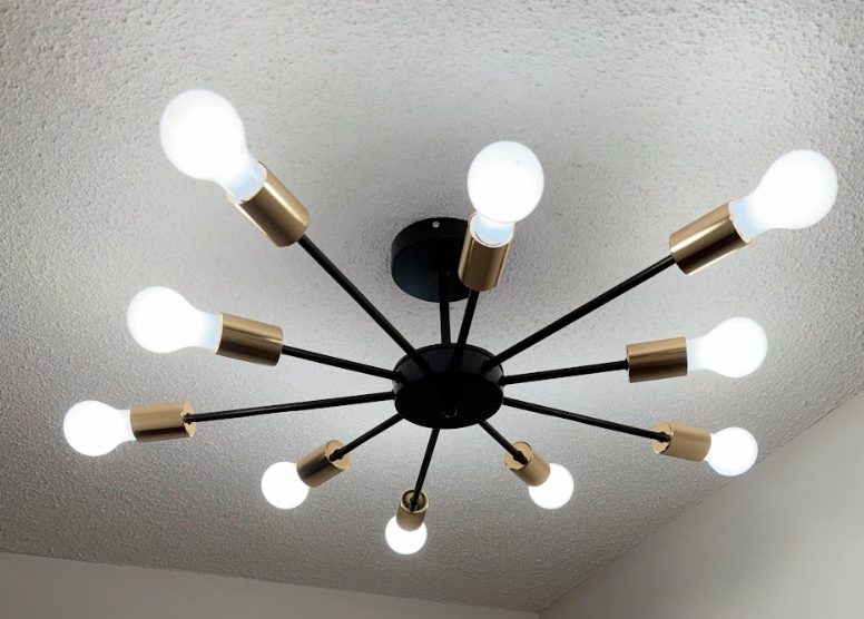 LAST DAY Sputnik Chandelier Fixture 10 Lights