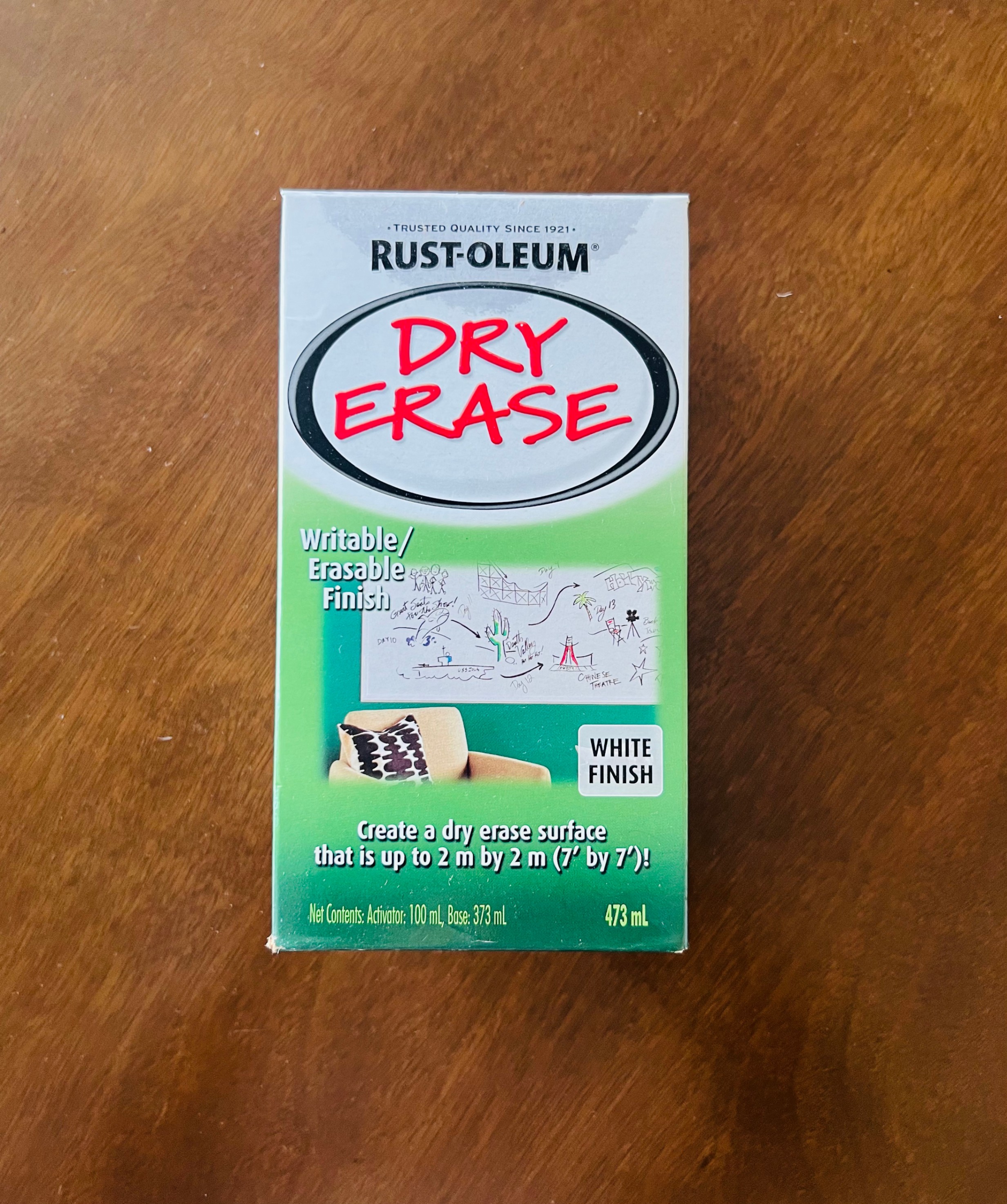 Rust-Oleum Specialty Dry Erase Paint Kit in White, 473 mL - photo 2