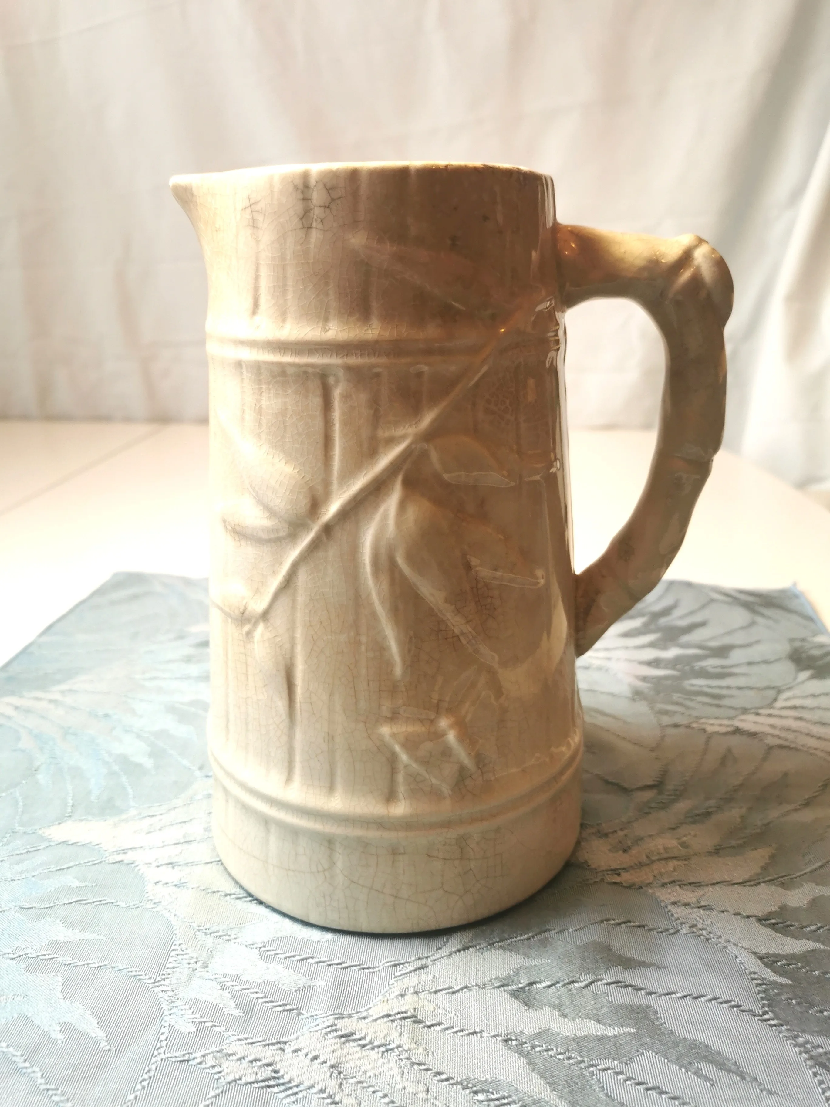 Victorian Pitcher Leaf/ Vine Design Kitchen Jug   Antique image indicator(5)