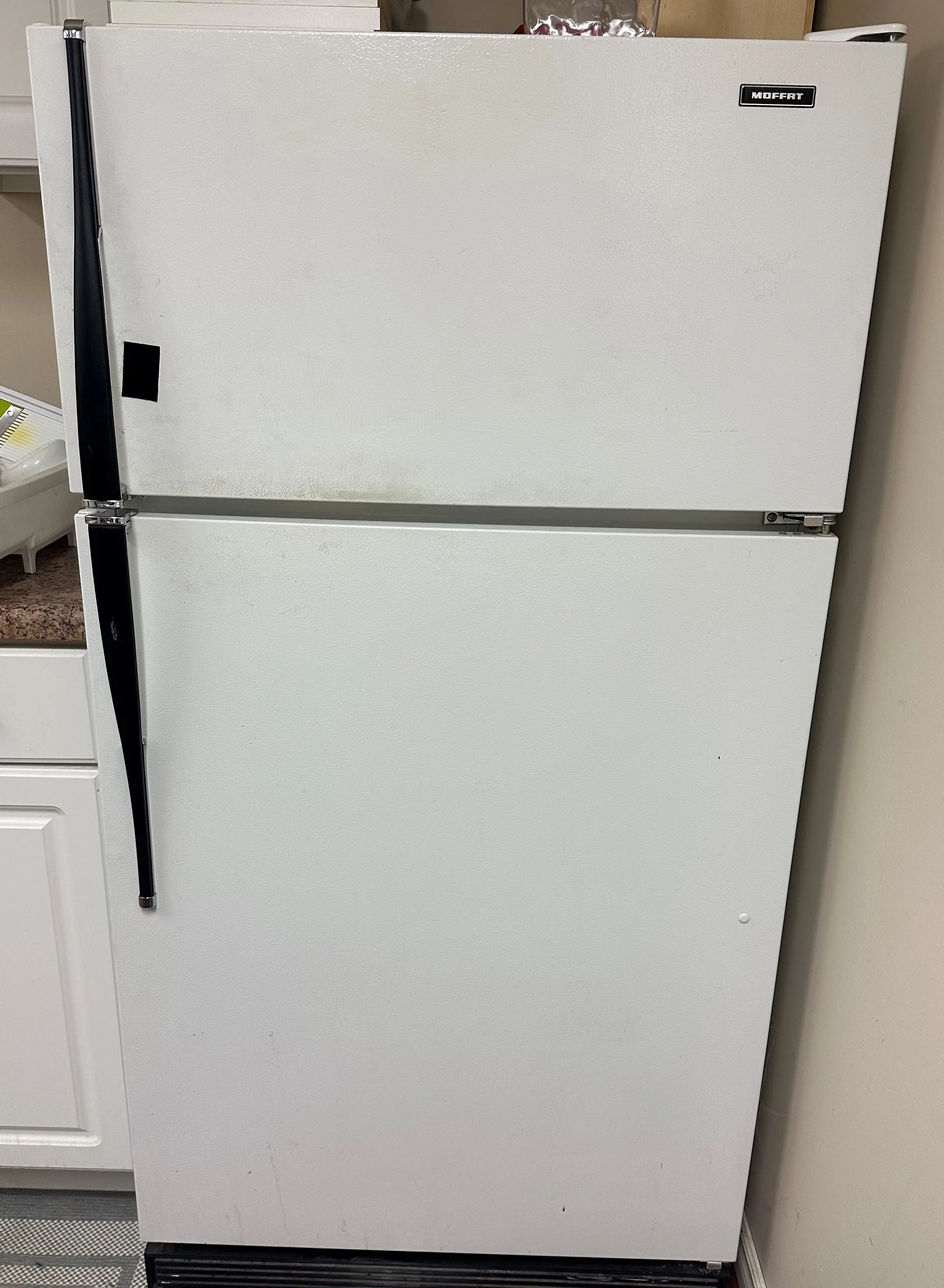 White Moffat Fridge/Freezer Combo, Good Working Order