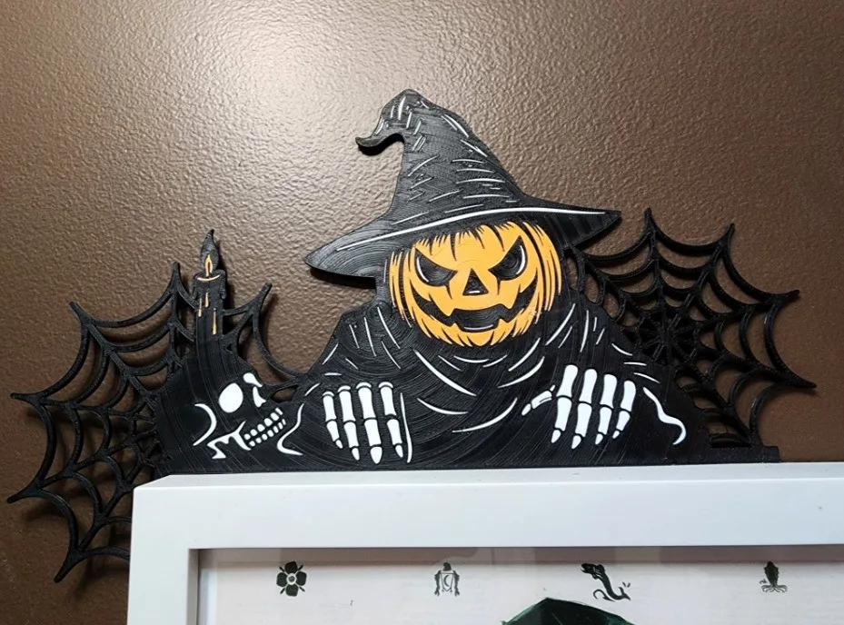 Pumpkin Head Corner Decor | Halloween Spooky Decoration thumbnail