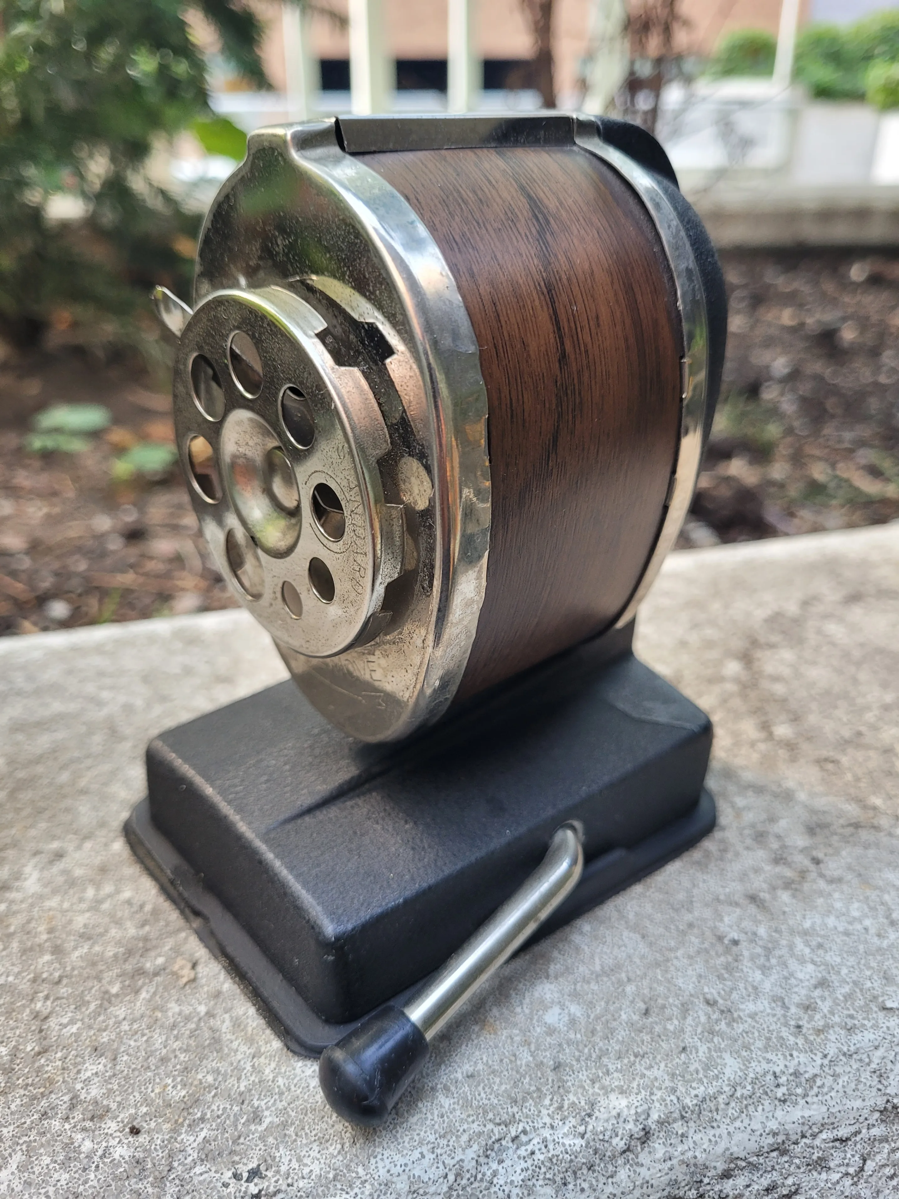 Vintage Boston 8 Hole Pencil Sharpener Vacuum Mount thumbnail