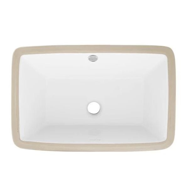 Chazohu Rectangular Modern Glossy white Bathroom Sink - photo 2