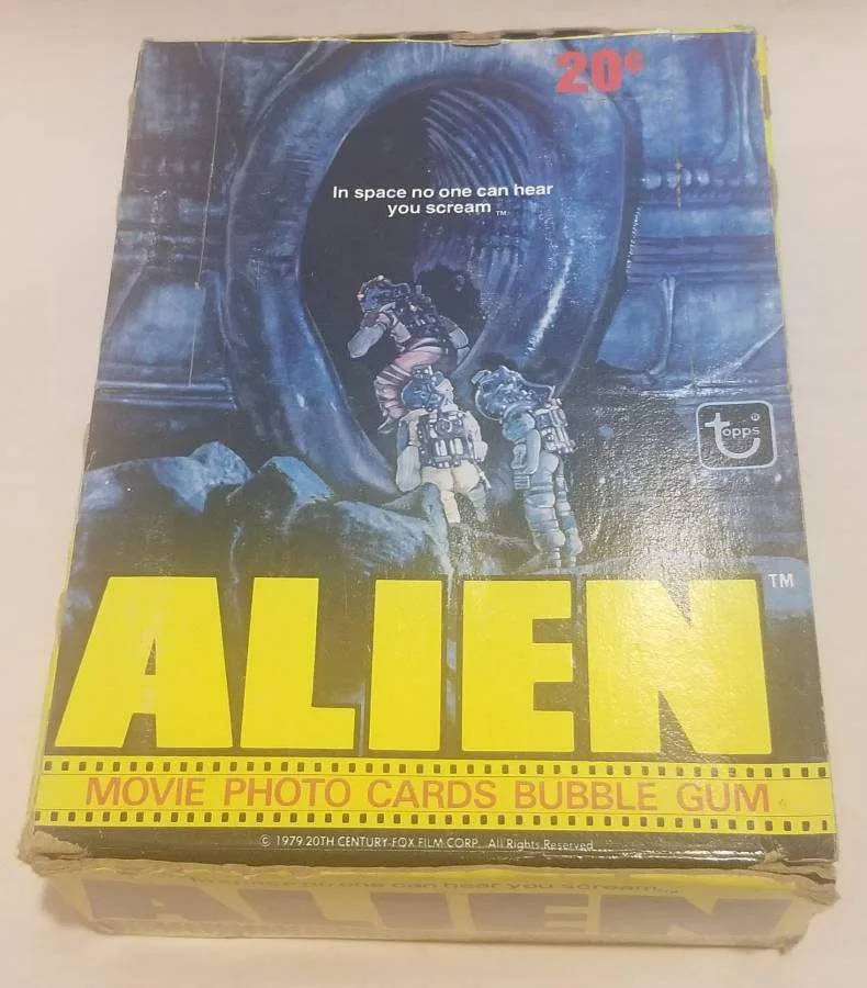 1979 Topps Alien Full Wax Box – 36 Sealed Packs Pedigree Copy image indicator(3)