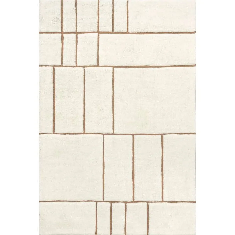 Brand New Wool 5' x 8' Handmade Area Rug thumbnail