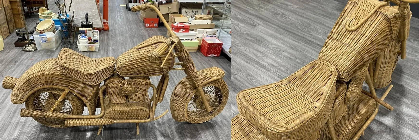 EXTREMELY RARE – 1980s Wicker Harley-Davidson by Tom Dixon image indicator(2)