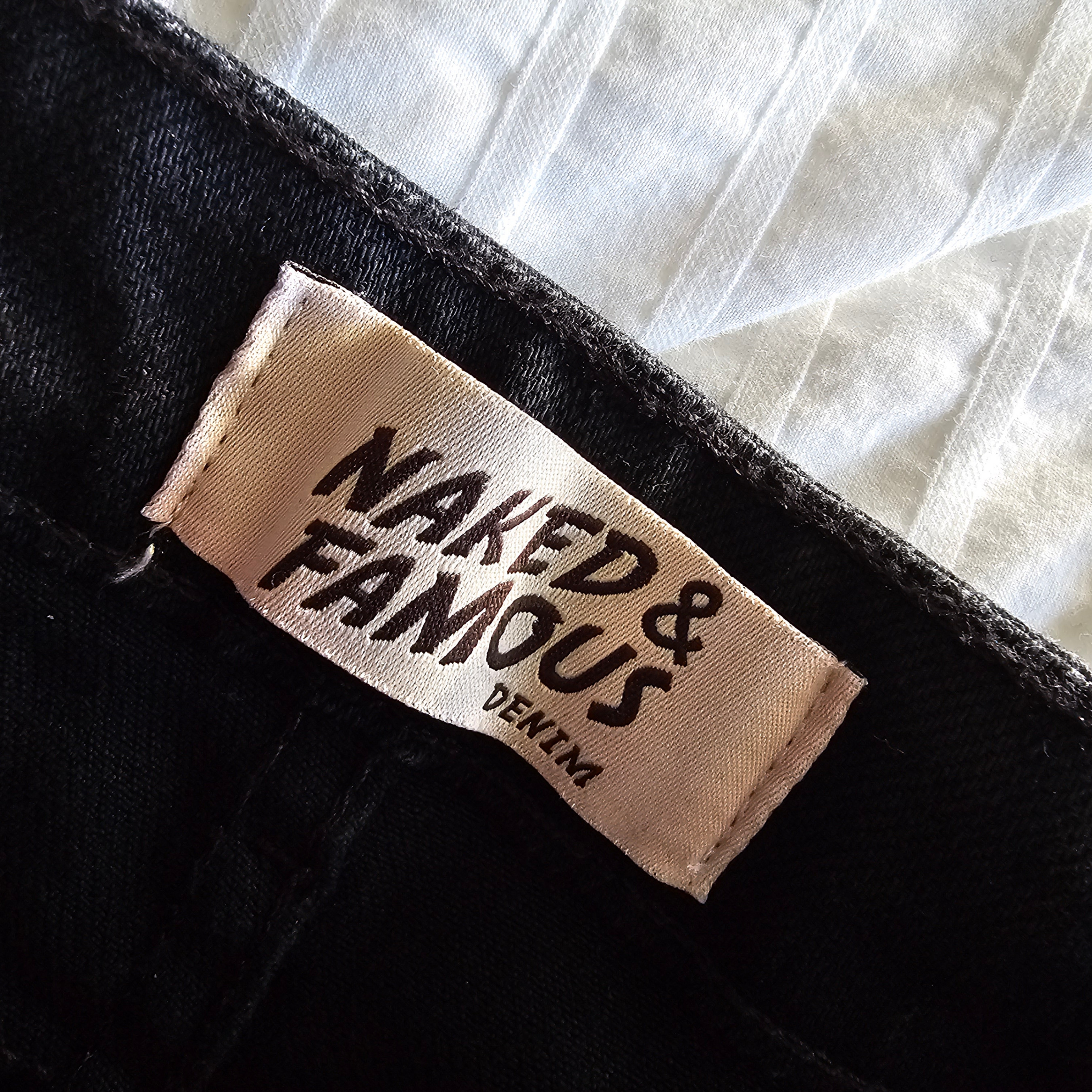 NWT Naked & Famous The Crop Skinny Jeans - 2018 - Black - Sz 27 - photo 5