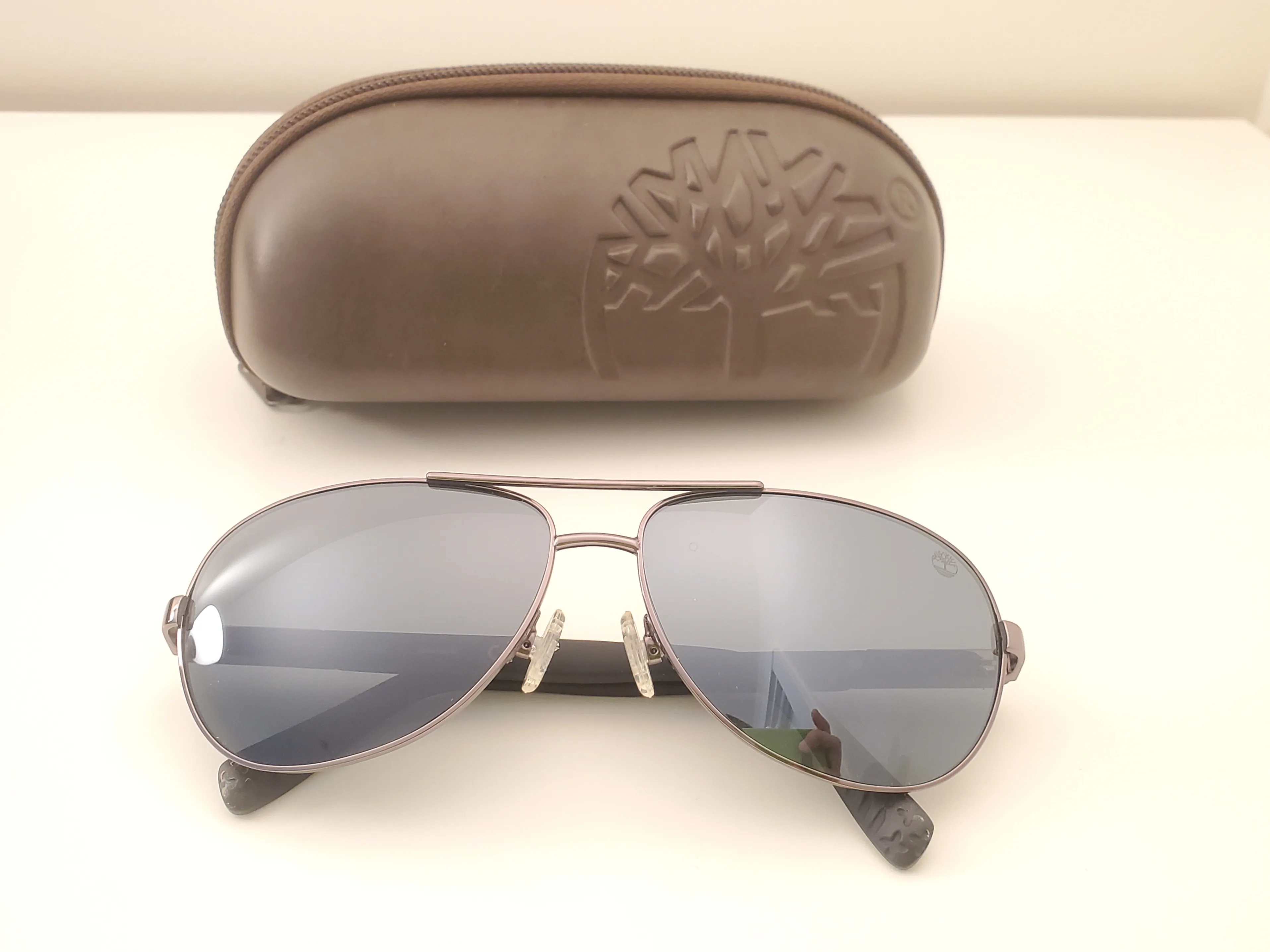 Timberland TB9058-08D Polarized Sunglasses in Gunmetal Grey Lens thumbnail