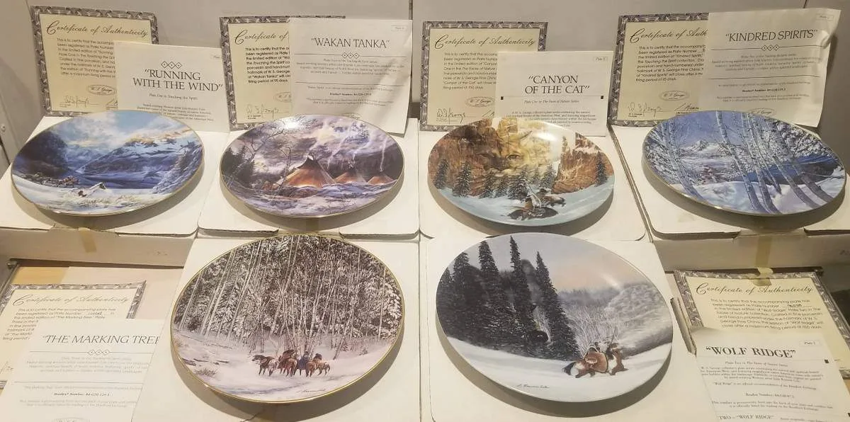 Julie Kramer Cole Collector Plates – Set of 6 Bradford Exchange thumbnail