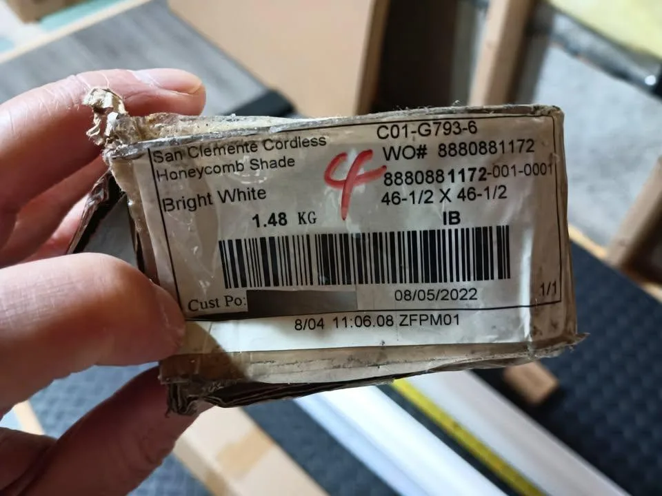 NEW NORMAN White Cordless Honeycomb Shade Blinds - 2 AVAILABLE image indicator(2)