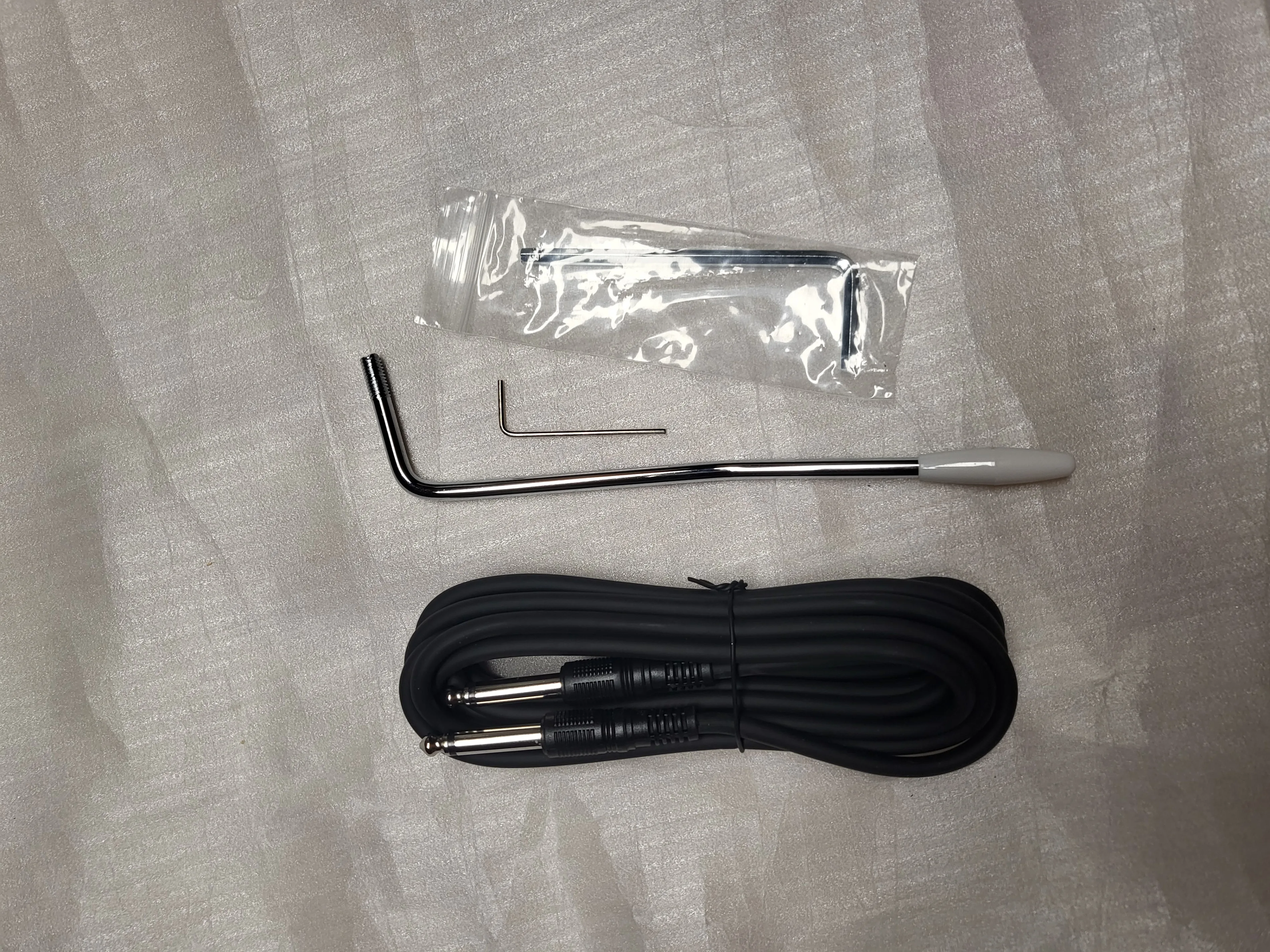 8ft Guitar Patch Cable tremolo arm & wrenches electric bass thumbnail