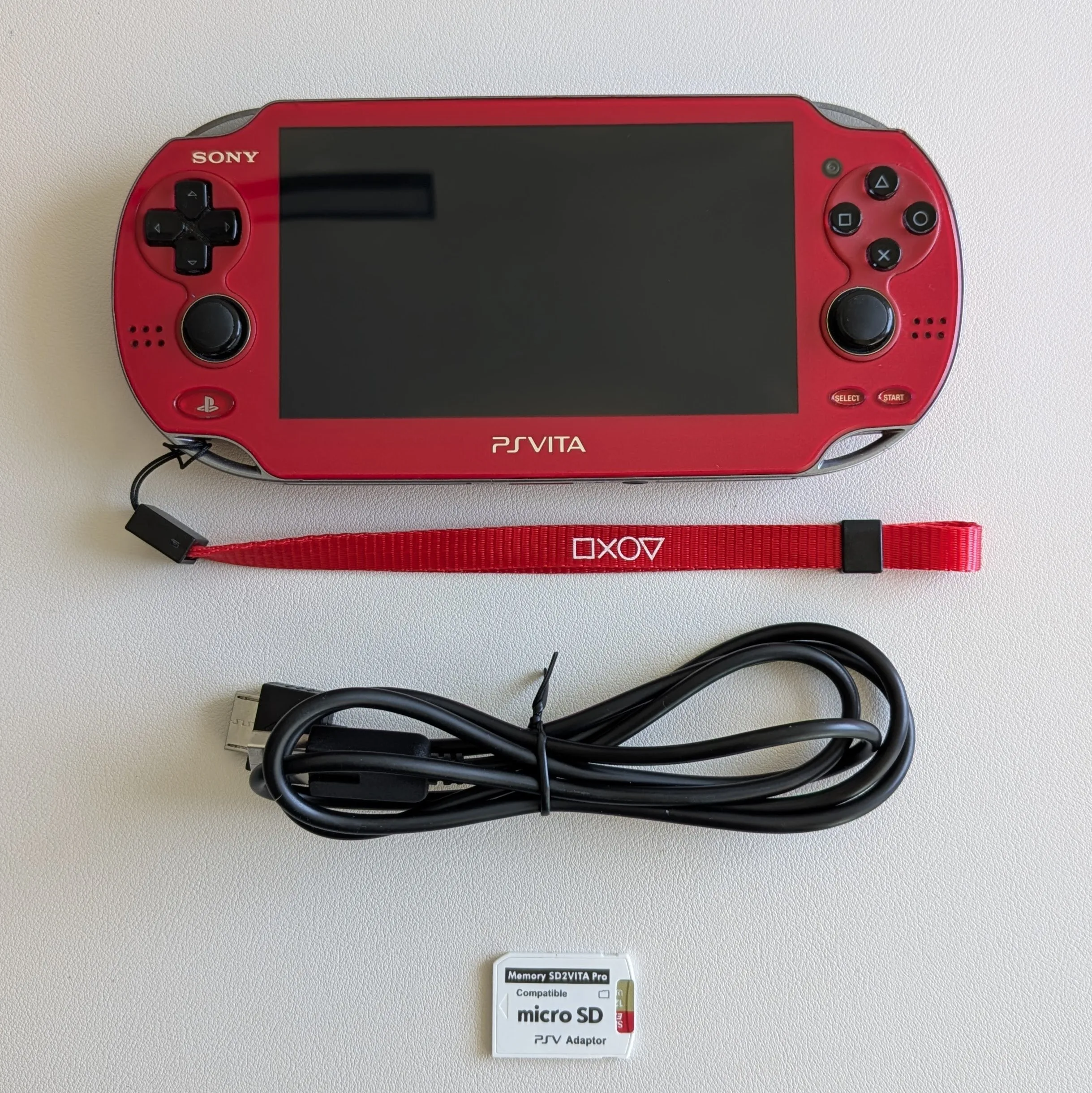 Sony PS Vita 1000 Red Modded thumbnail