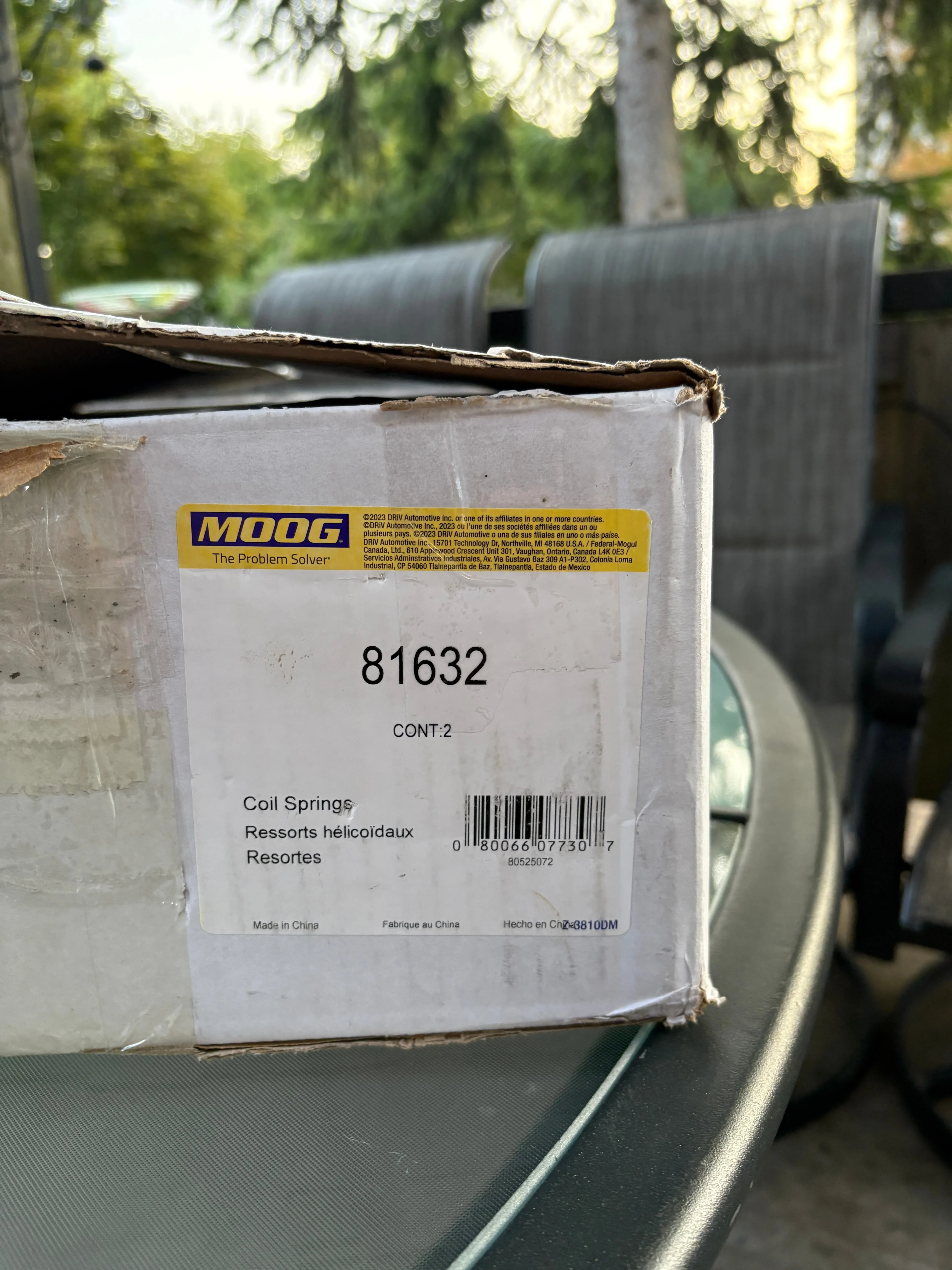 Chrysler, Dodge, VW – Moog REAR Coil Springs image indicator(4)