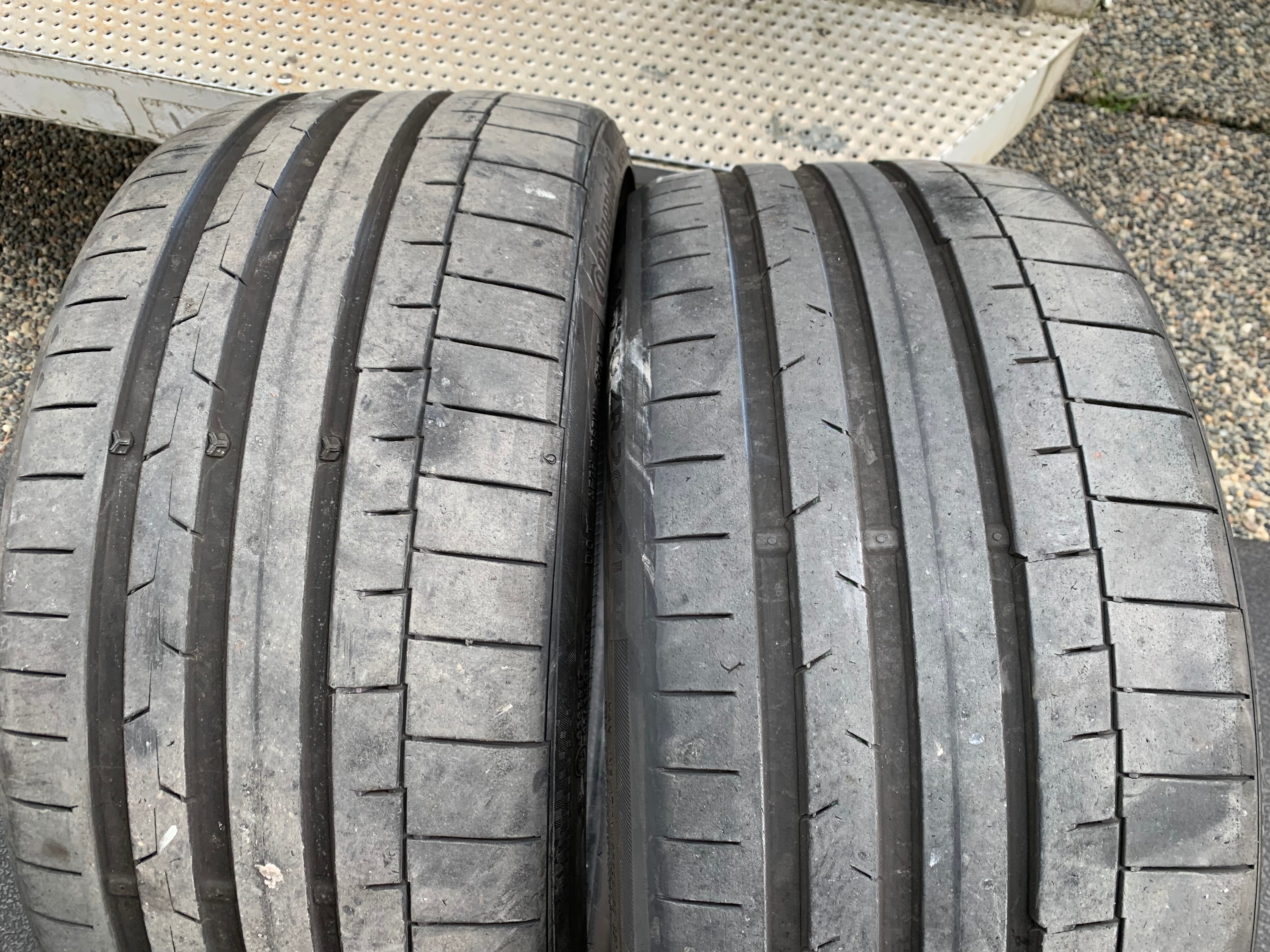 PAIR of 245/30/20 90Y Continental Sport Contact 6 with 50% tread