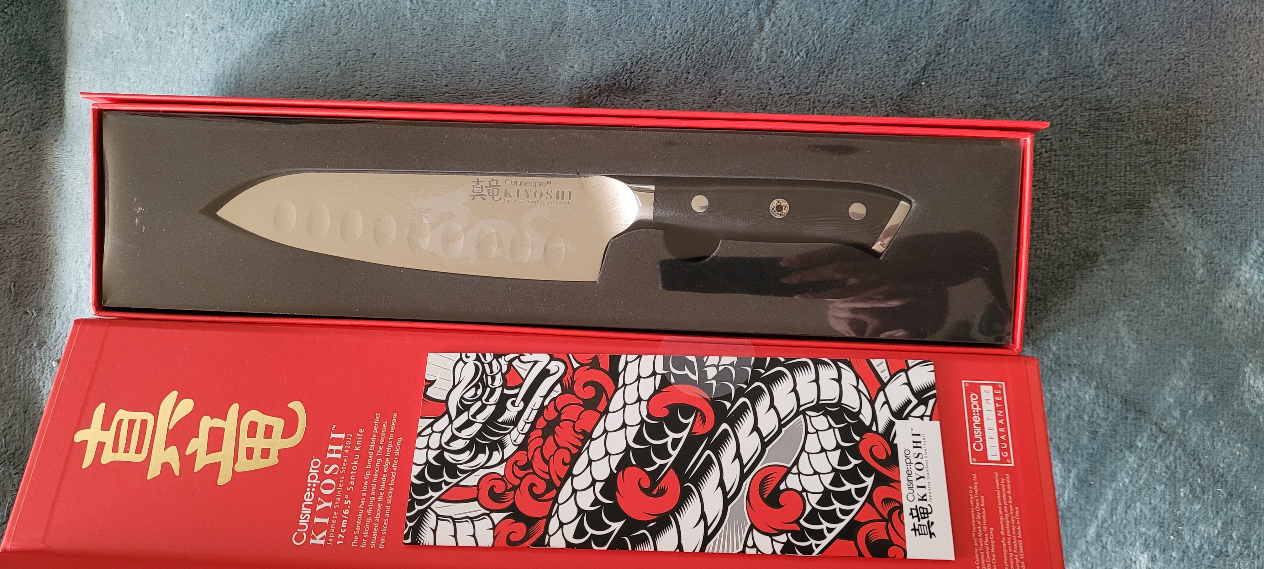 KIYOSHI Cuisine Santoku Knife