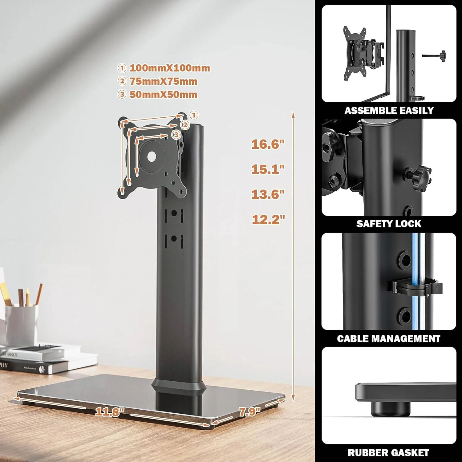 Monitor Free-Standing Desk Stand for 13-32 inch thumbnail