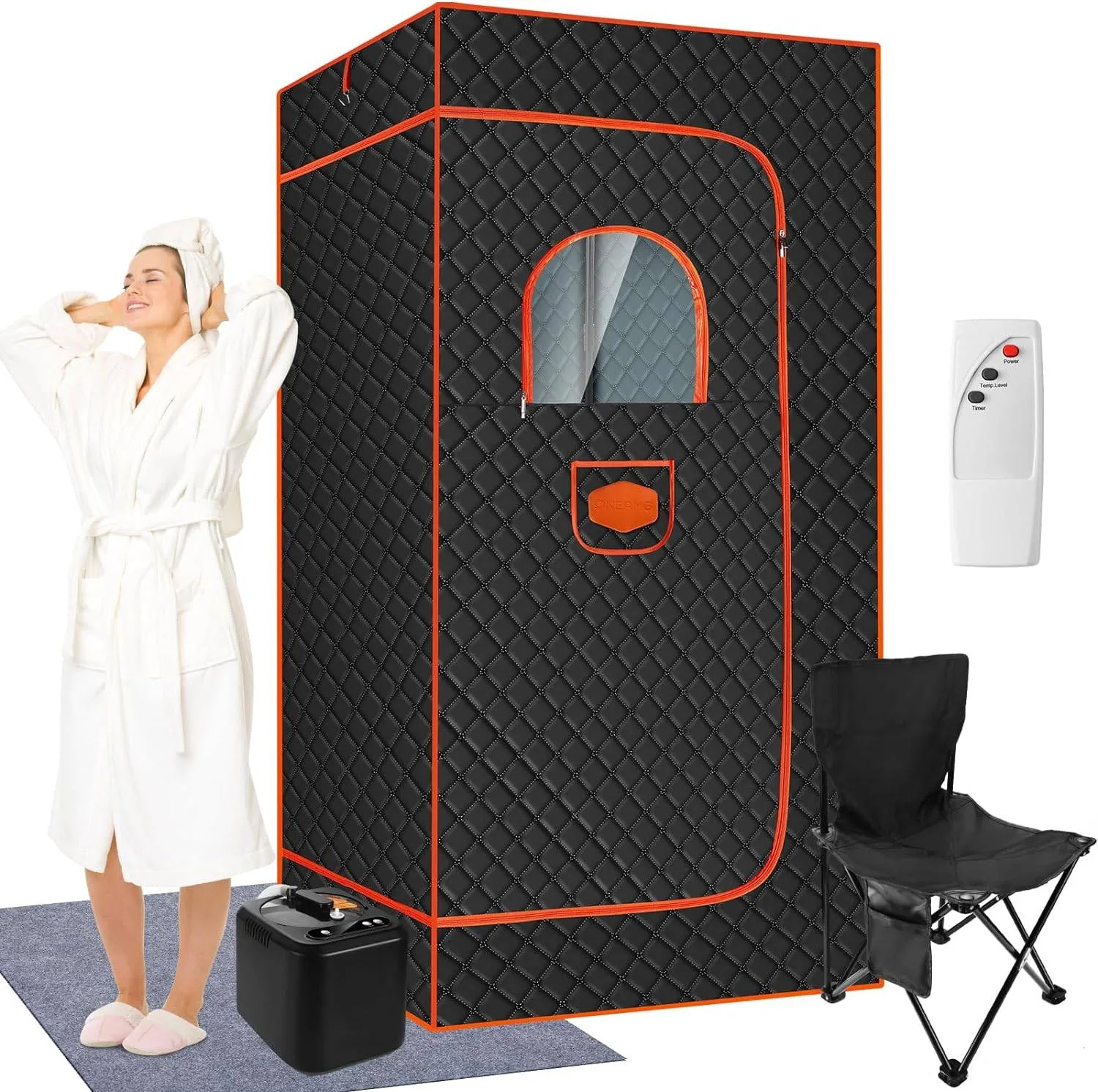 Portable Home Sauna Box for Full Body Steam Relaxation thumbnail