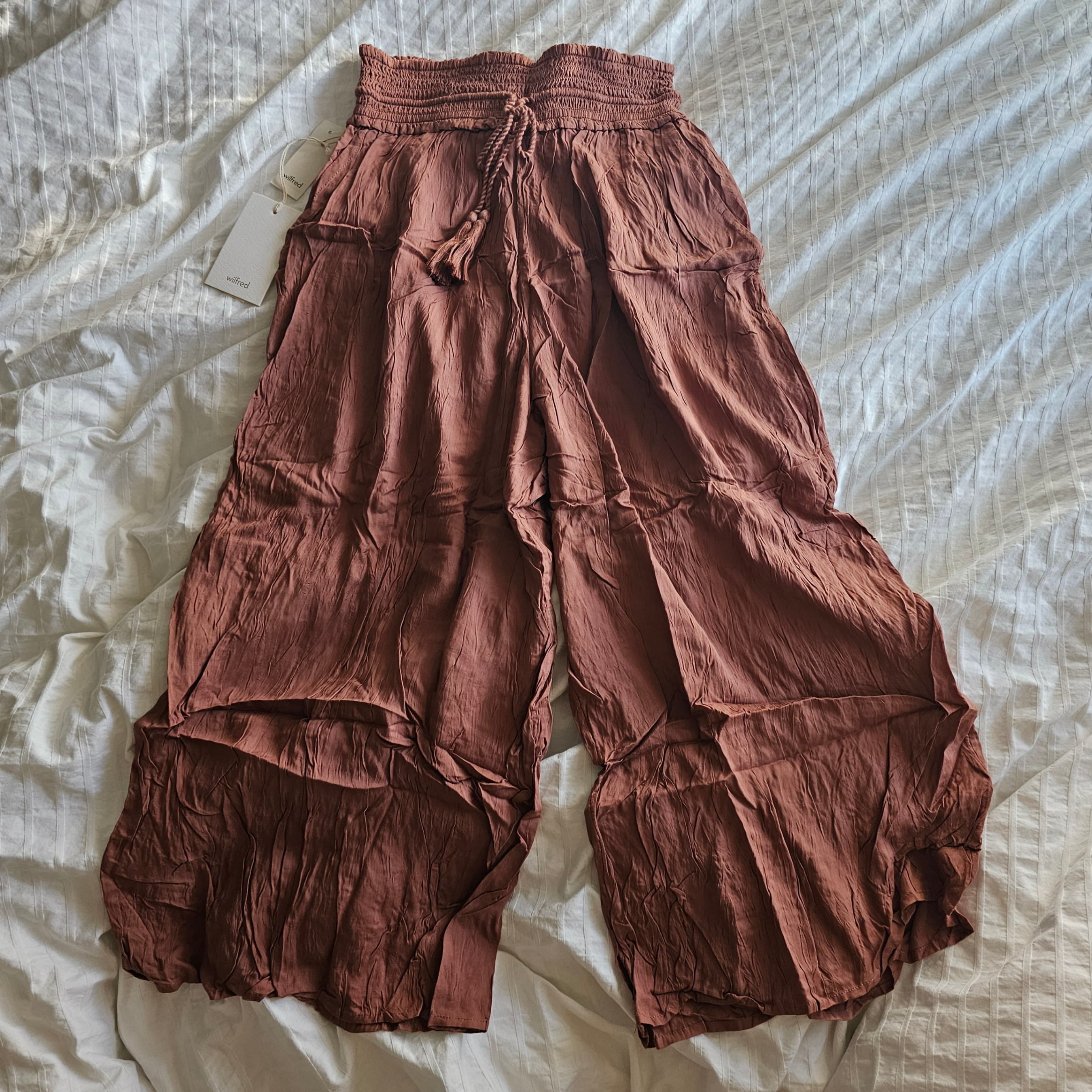 NWT Aritzia Wilfred Nanterre Pant - Mocha - Sz XS - photo 2