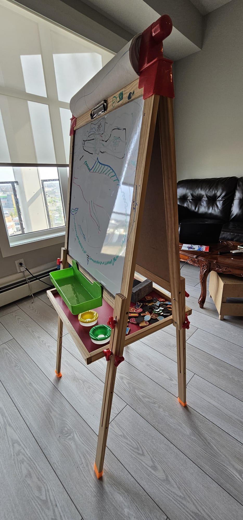 3-in-1 Wooden Kids Art Easel (Board) - photo 4