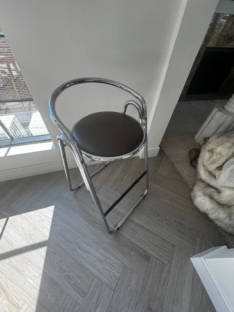 Vintage Midcentury modern bar stool thumbnail