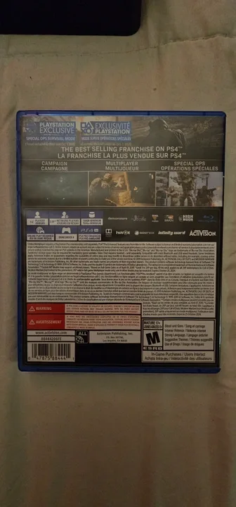 (Like New) PS4 Slim 1TB Console + Controller + MW19 + BFV image indicator(5)