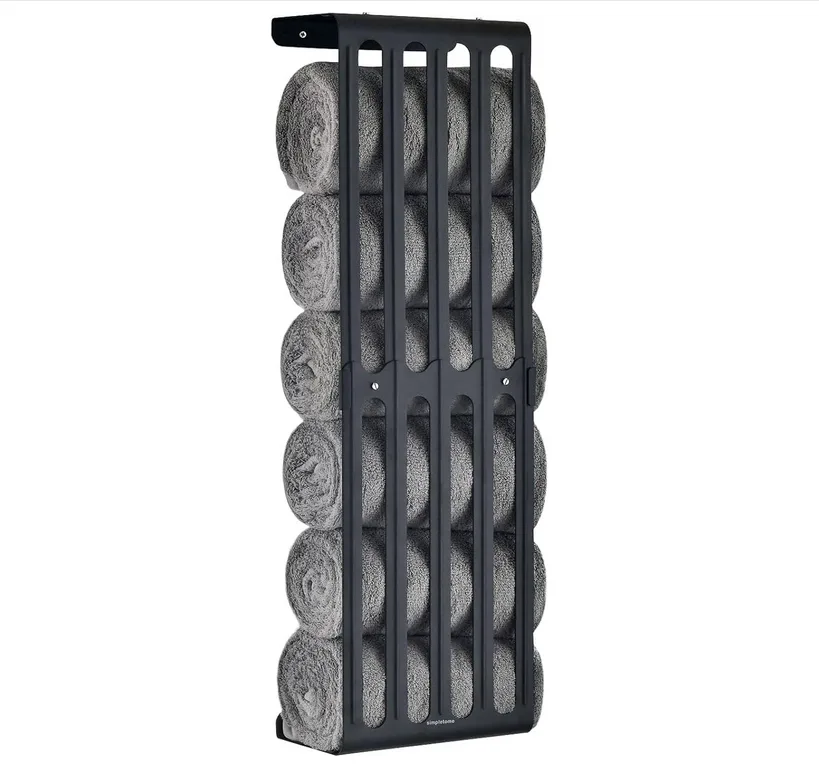 New Black Towel Storage Rack thumbnail