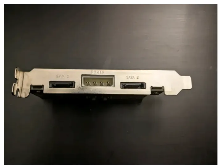 Dual sata motherboard external connector expansion thumbnail