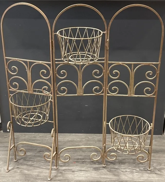 Iron 3-Tier Collapsible Plant Stand – 36” x 11” x 42” thumbnail