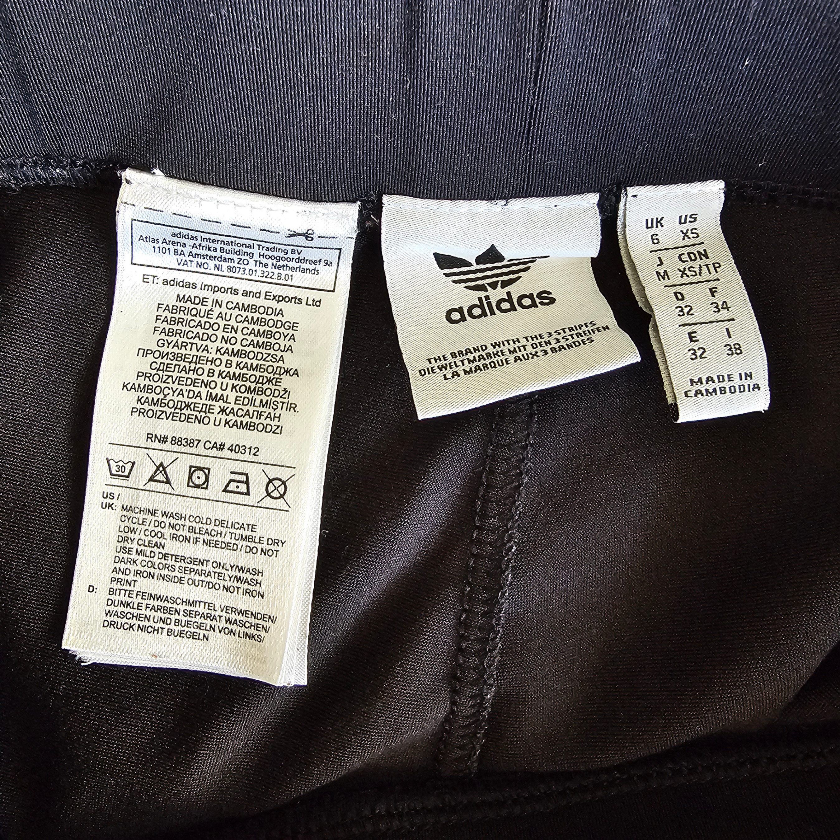 Adidas Originals Trefoil Tight Leggings - Black - Sz XS - photo 4