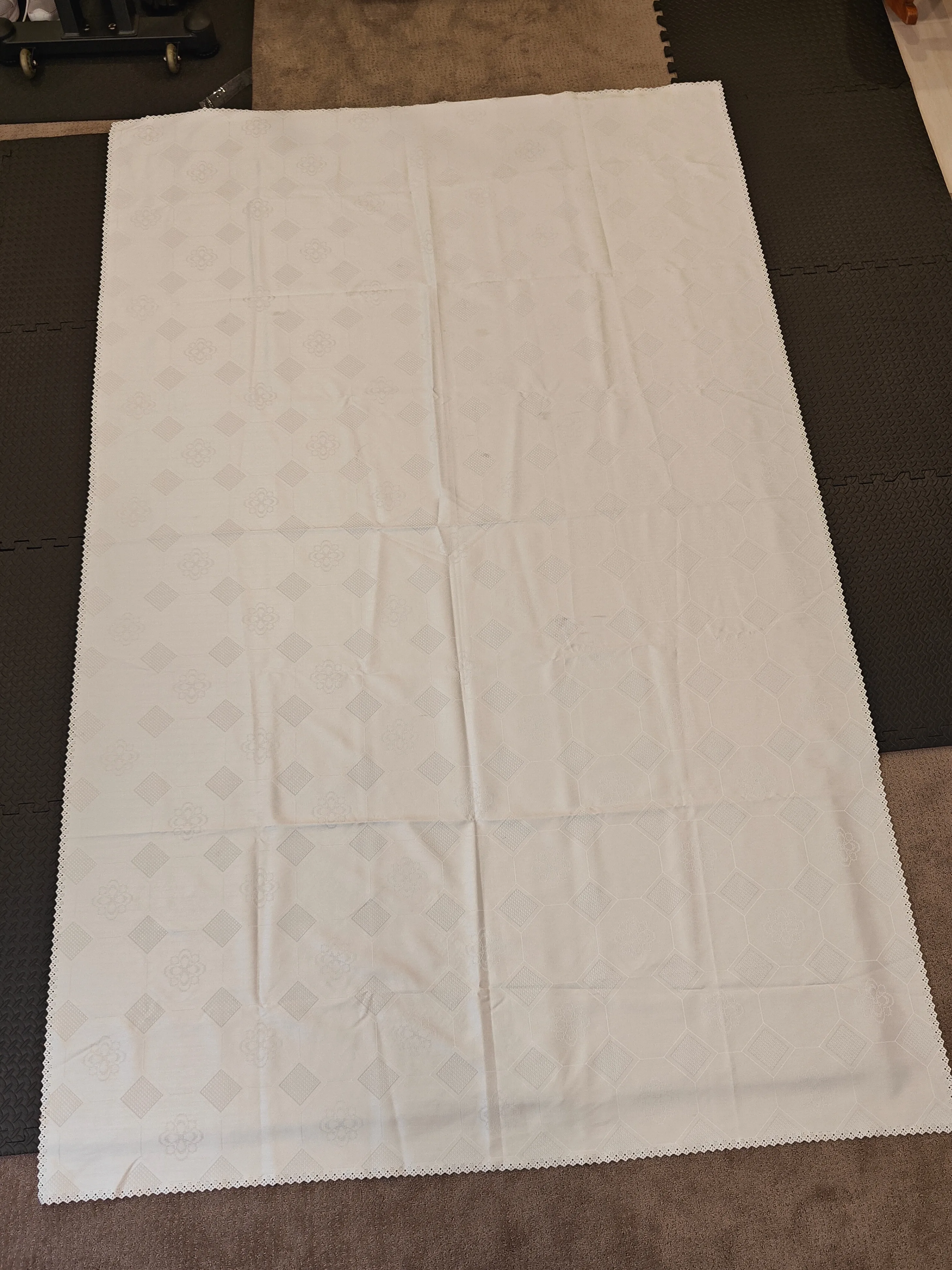 Rectangular Dining Table Tablecloth 64" x 101" - Water Resistant thumbnail