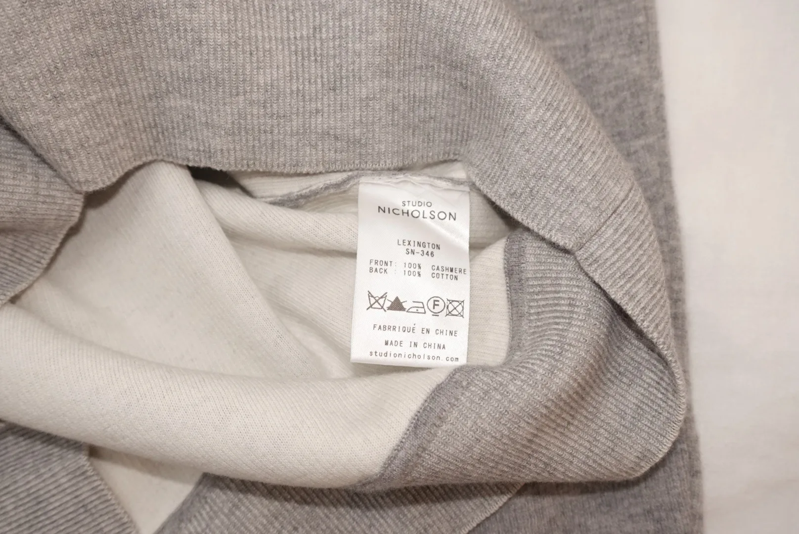 Studio Nicholson Lexington Asymmetrical Cashmere Sweater - Small image indicator(4)