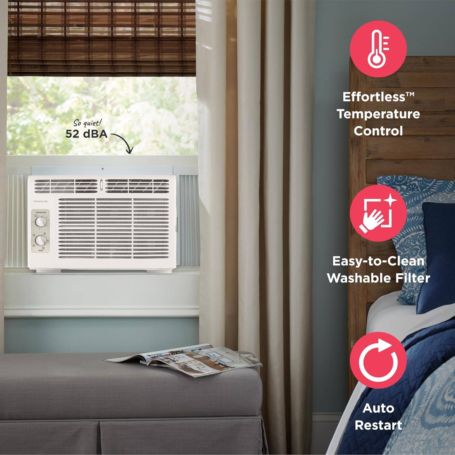 Frigidaire 5,000 BTU Window-Mounted Air Conditioner - photo 3