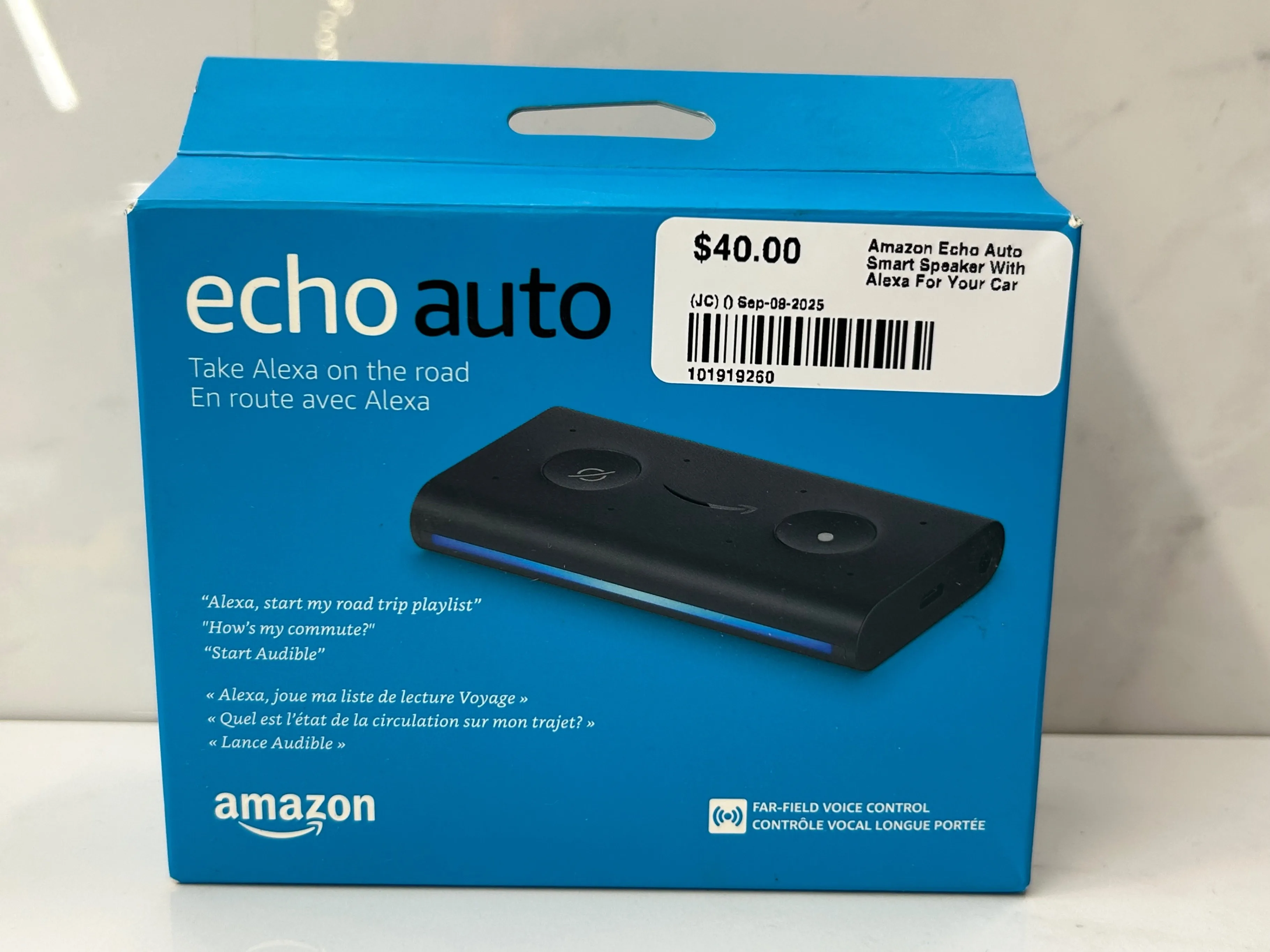 Amazon Echo Auto- Hands-free Alexa thumbnail