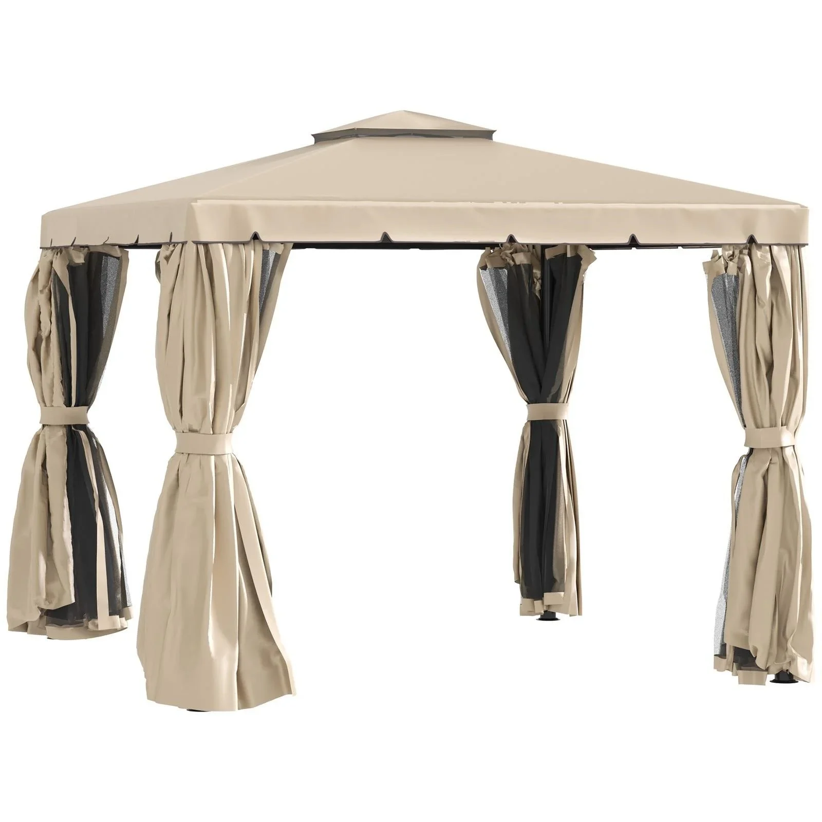 New Outsunny 10x10 Outdoor Deck Gazebo - photo 4