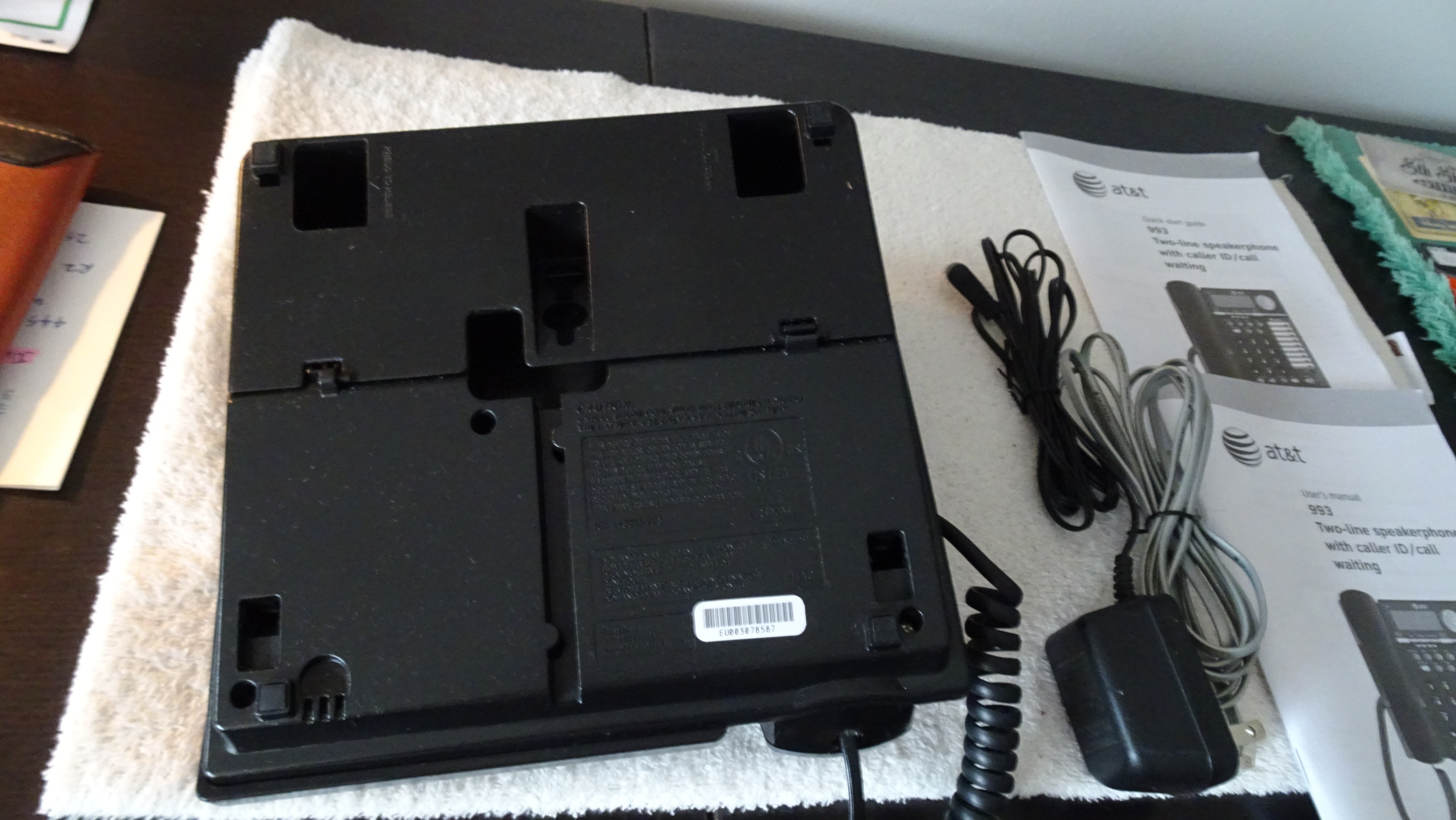 AT&T 2 Line Telephone - photo 2