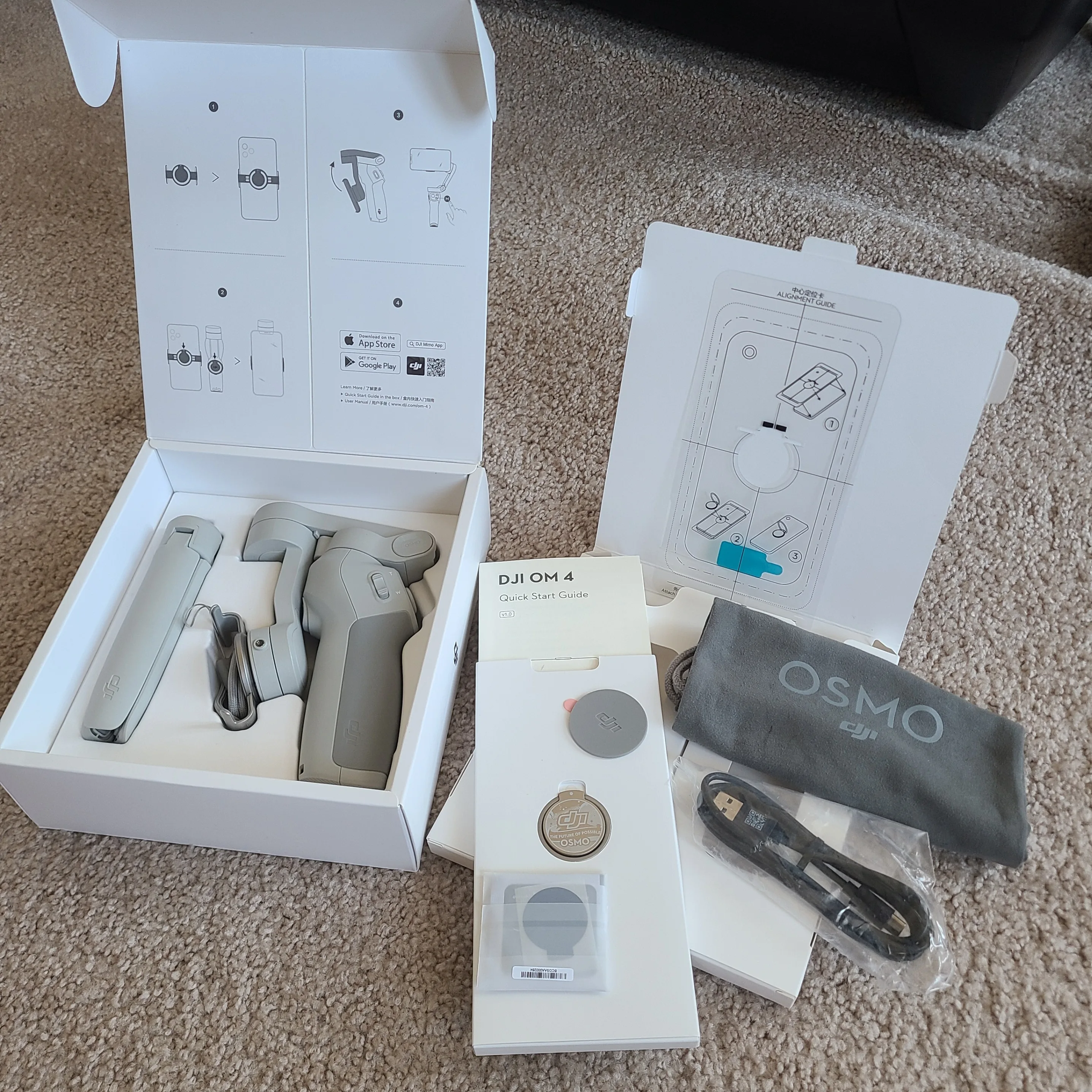 DJI Osmo Mobile 4 Gimbal & Action Camera Adapter image indicator(2)