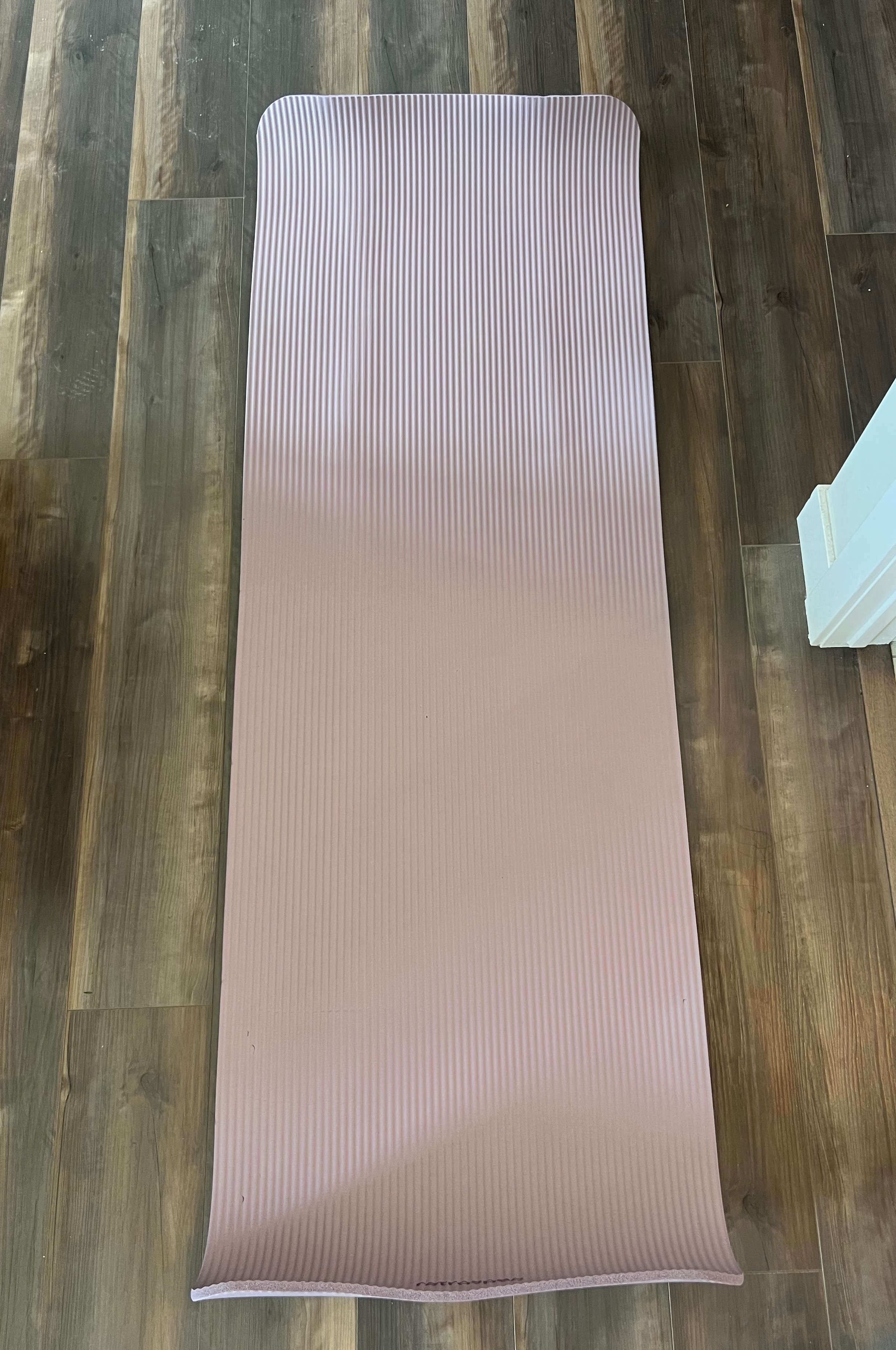 Purple yoga mat - Retrospec Solana 1/2" thick with nylon strap - photo 2