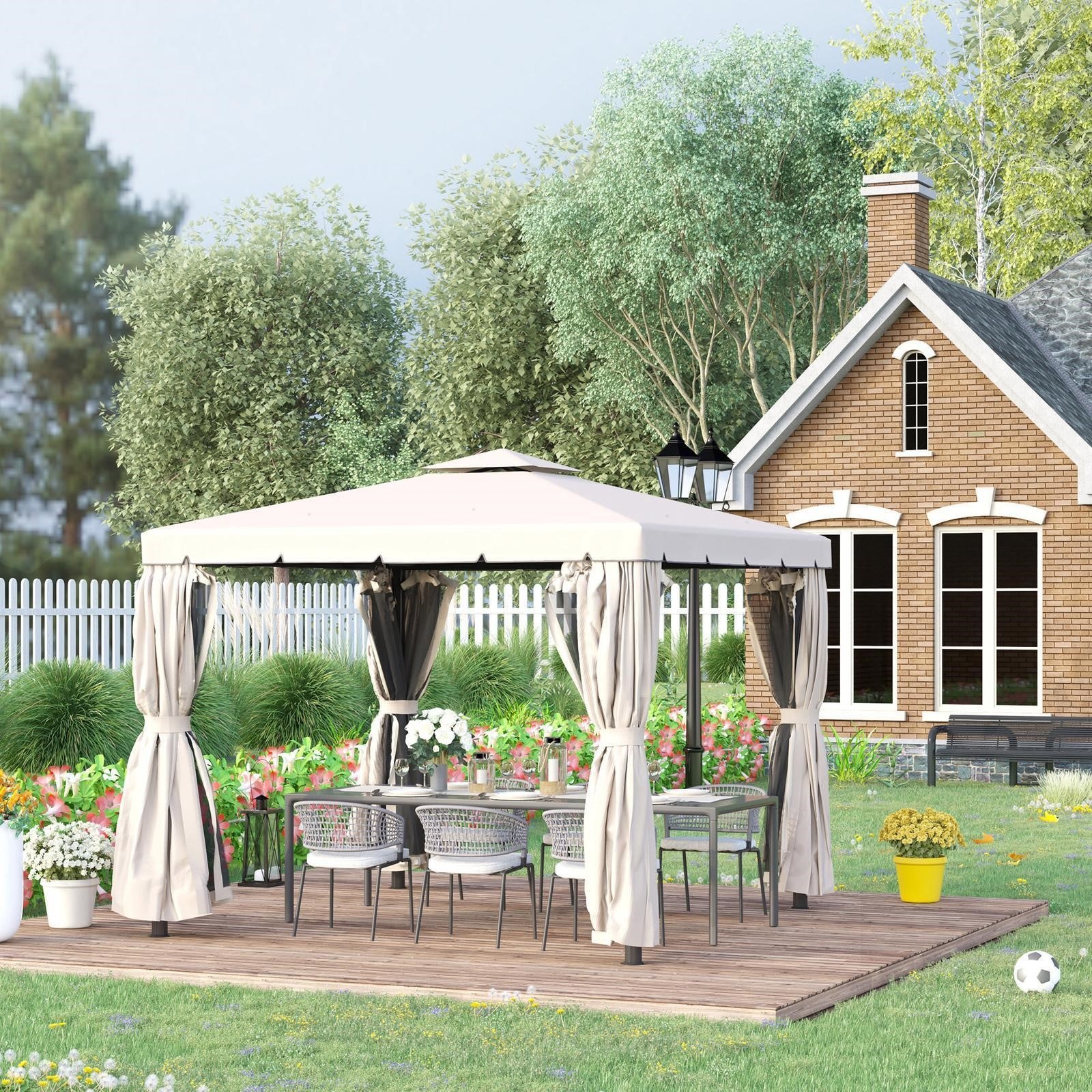10' x 10' Outdoor Patio Gazebo - photo 2