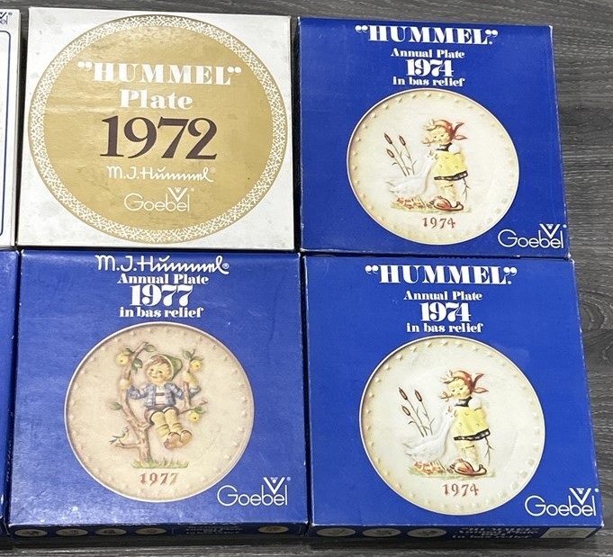 Set of 8 Hummel Annual Plates – 1972 to 1979 (Goebel, Germany) - photo 3
