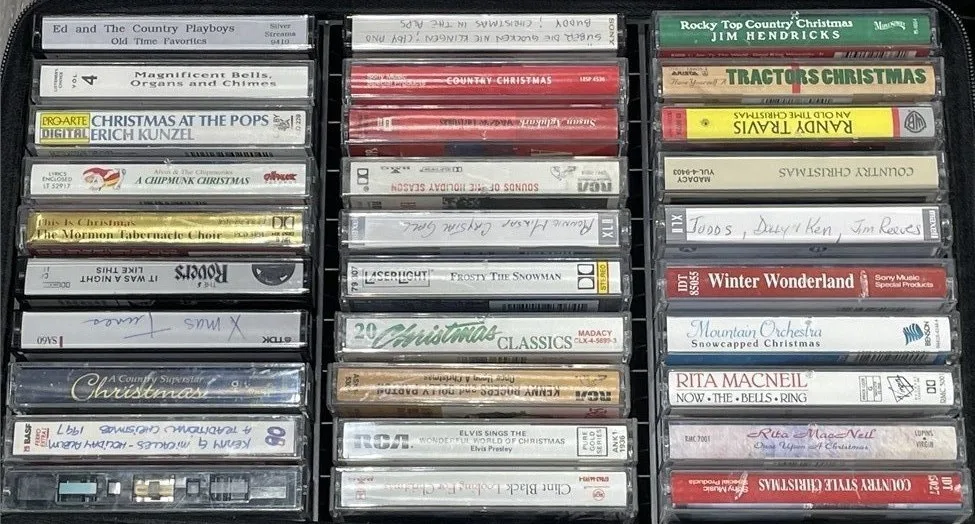 Sony Boombox w/ 120+ Christmas Music Cassette Tapes – Mega Bass image indicator(7)