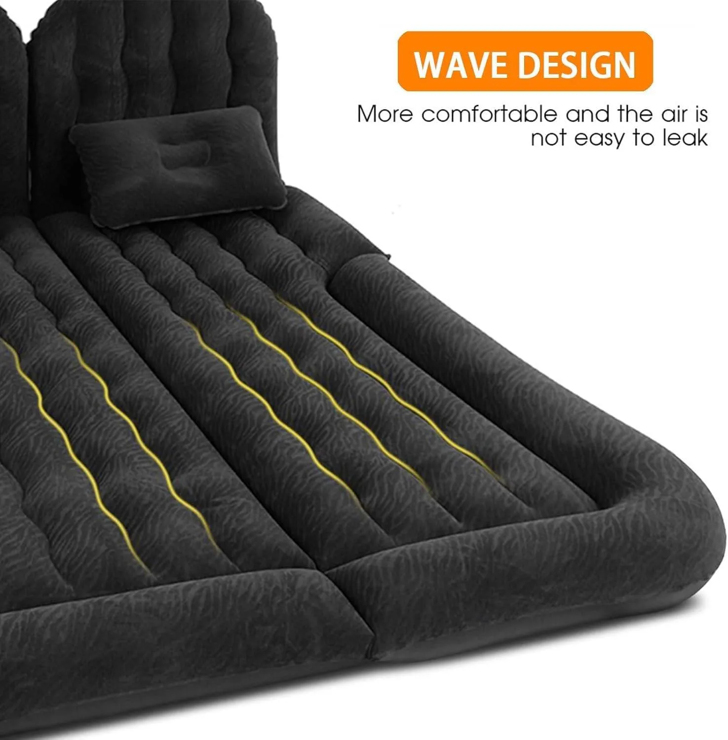 SUV Inflatable Car Mattress with Pump & 4 Pillows, 174 x 126 cm image indicator(2)