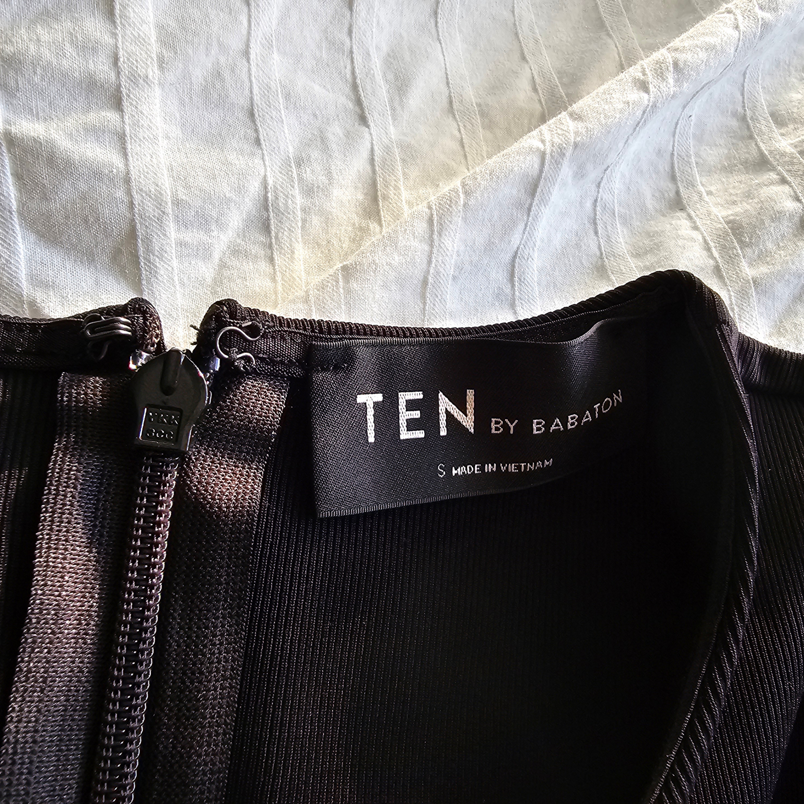 NWT Aritzia Ten by Babaton Warner Mini Dress - Black - S - photo 4