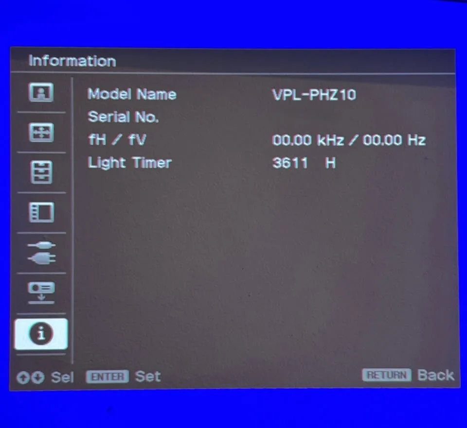 Sony VPL-PHZ10 LCD Projector thumbnail