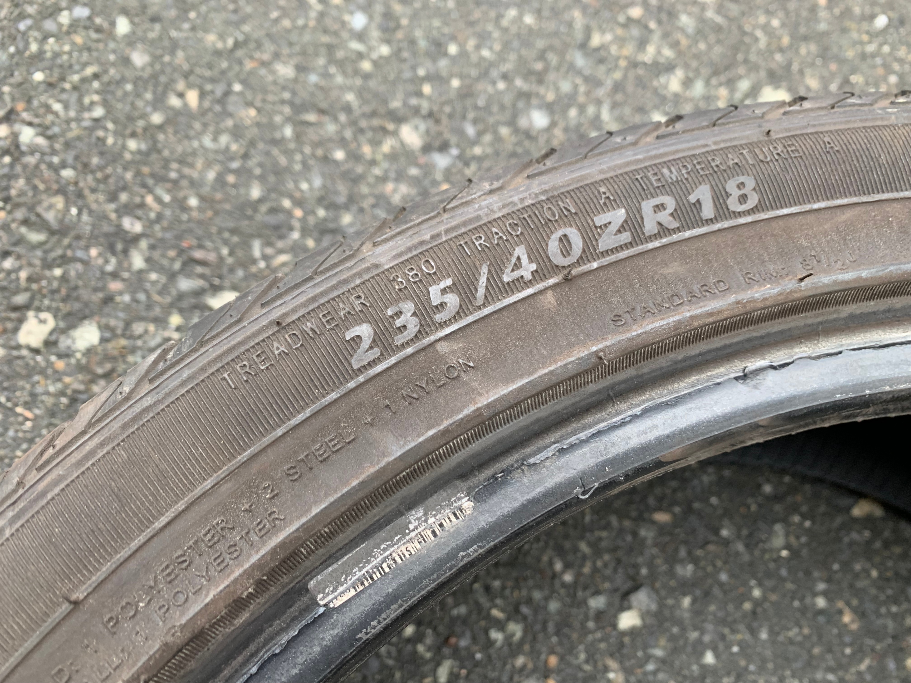 PAIR of 235/40/18 M+S 95W IronMan Imove Gen2 A/S with 50% tread - photo 5