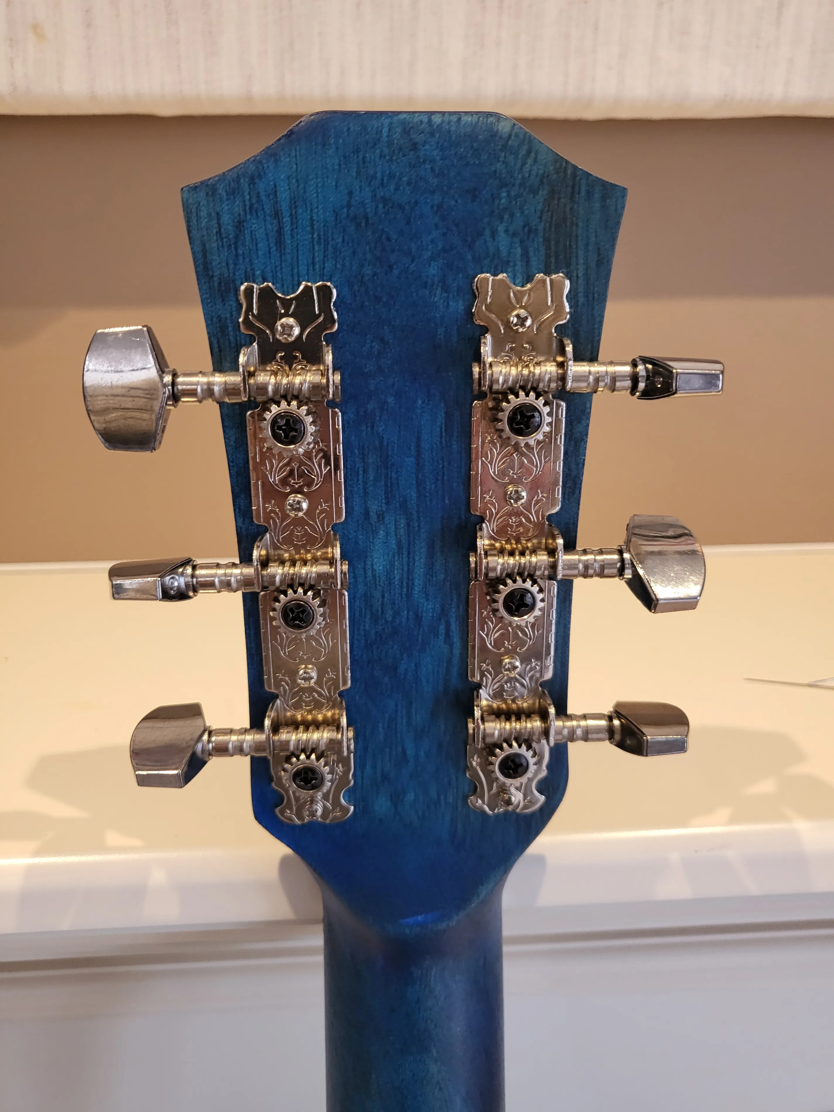 Acoustic Guitar for beginners Blue matte Package image indicator(6)