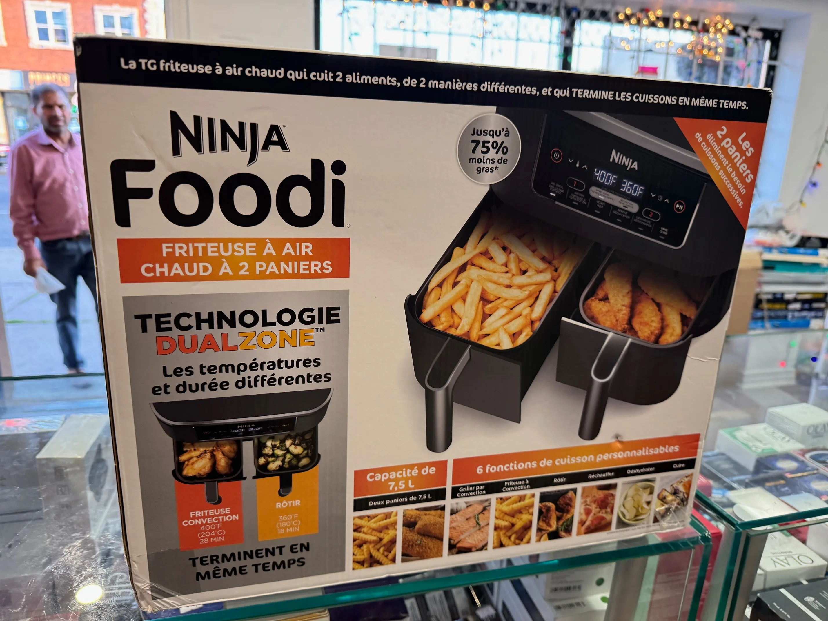 Ninja Foodi.2-Basket Air Fryer DualZone Technology thumbnail